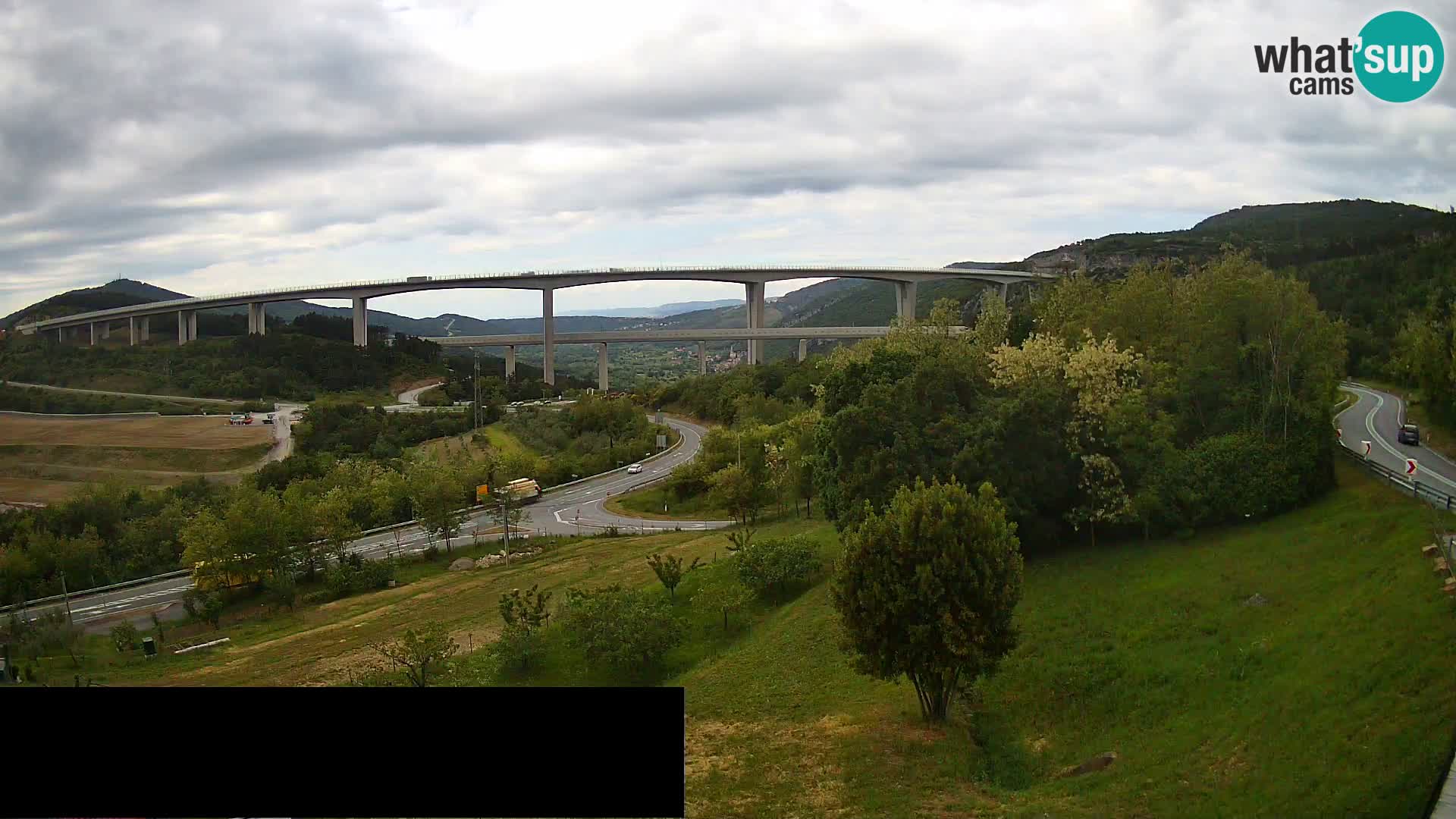 Camera en vivo Črni Kal Viaducto – Viki Burger