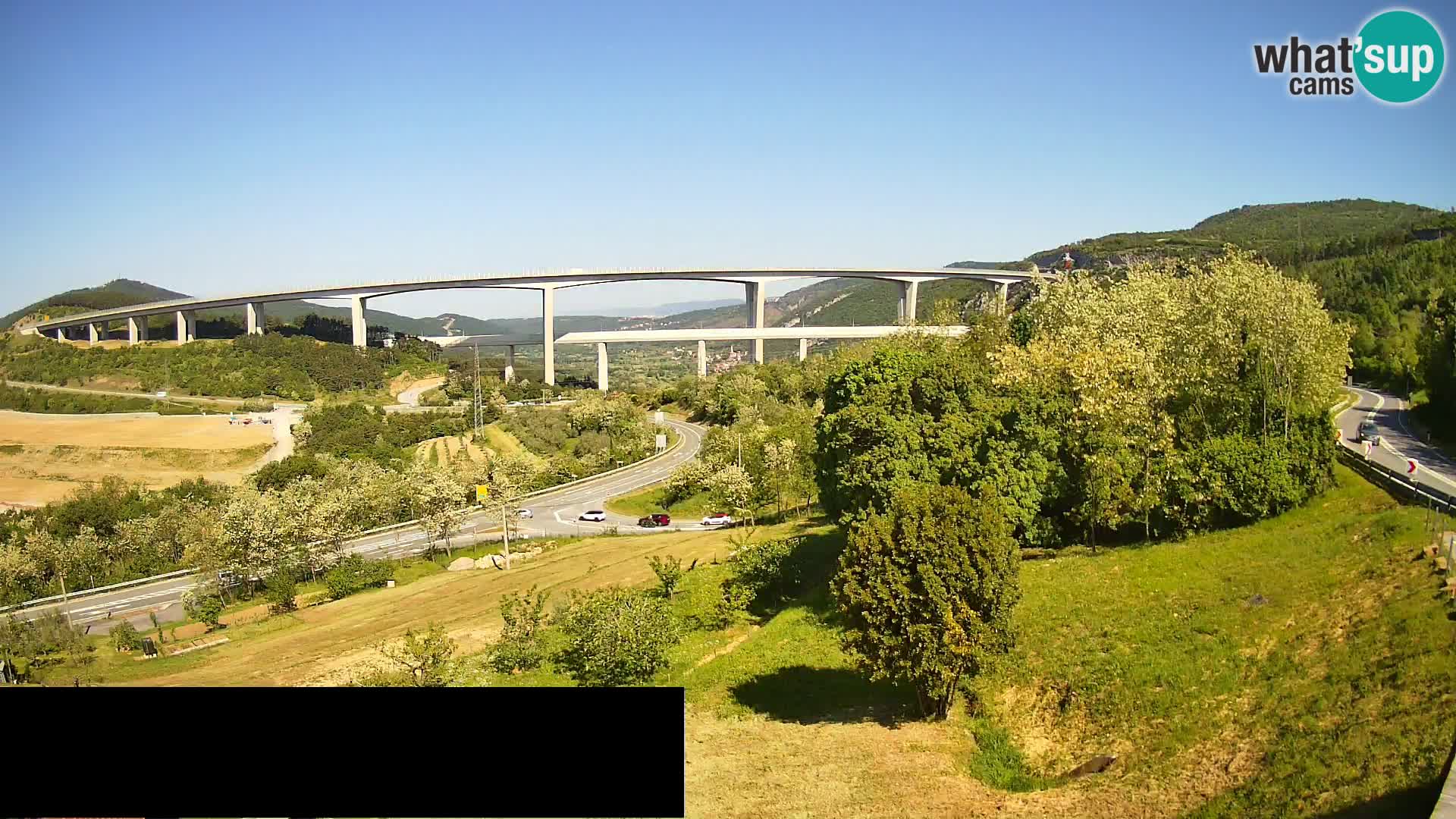 Webcam Črni Kal Viadukt – Viki Burger