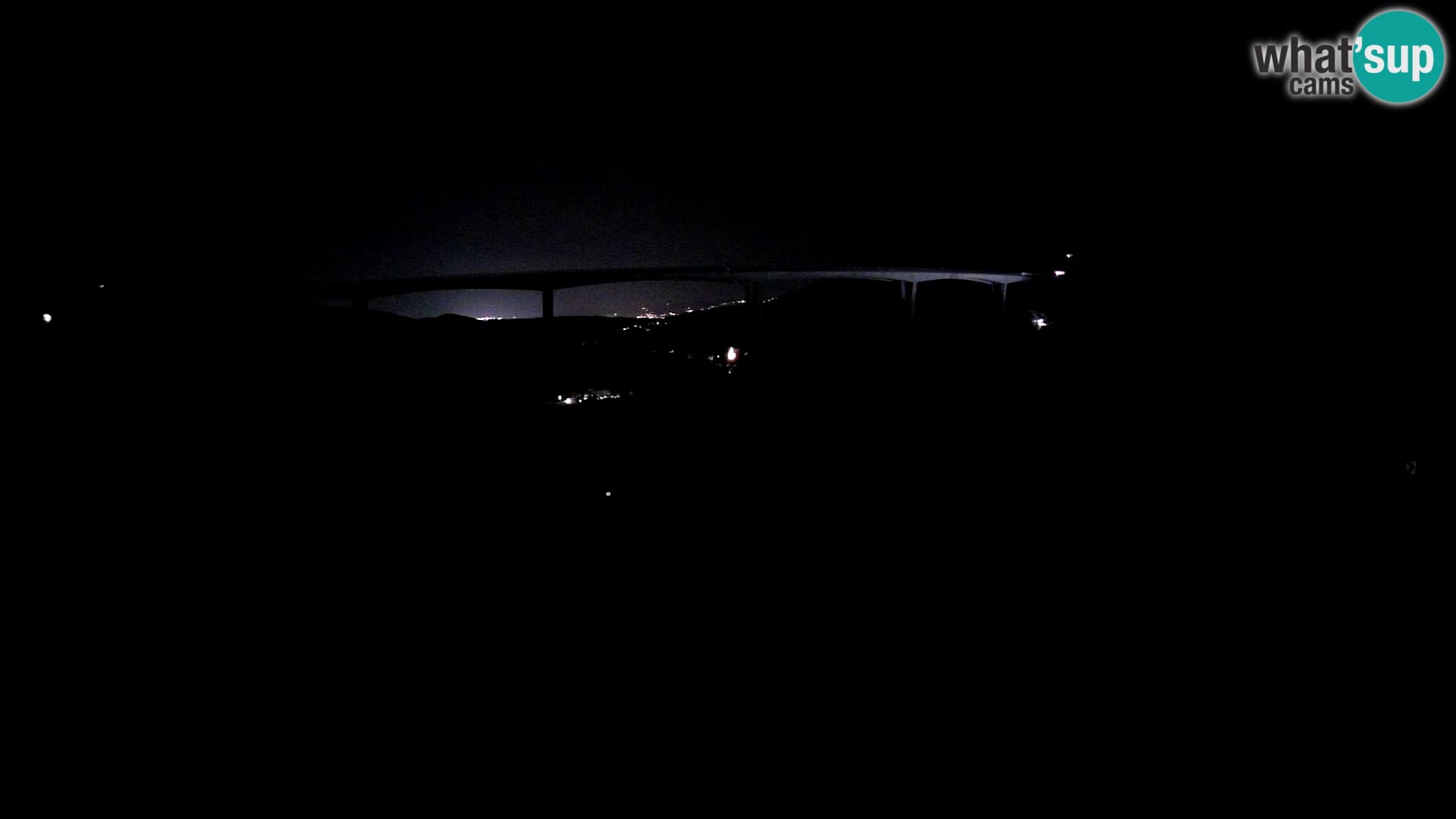 Webcam Črni Kal Viaduct – view from Viki Burger