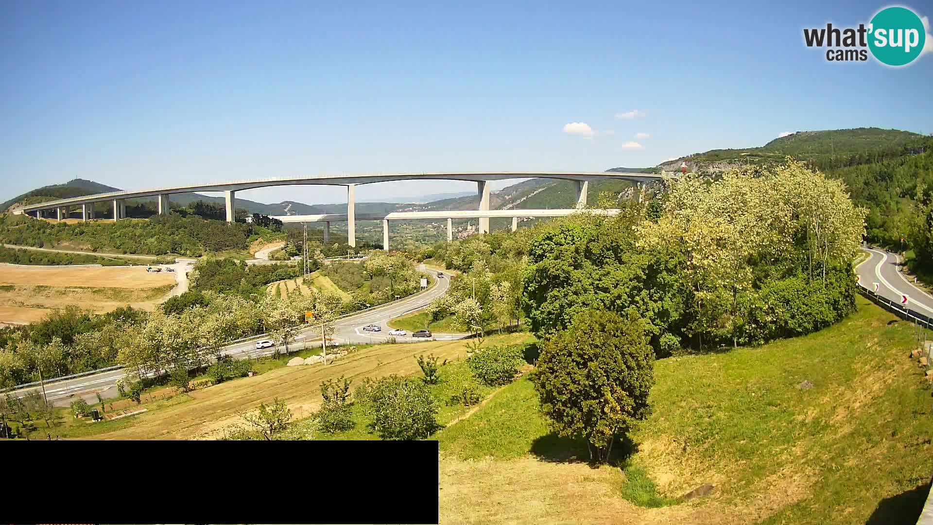 Camera en vivo Črni Kal Viaducto – Viki Burger