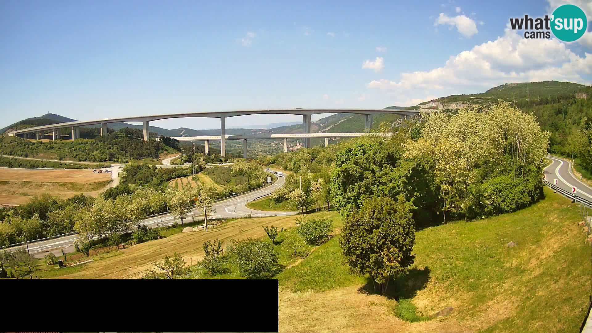 Camera en vivo Črni Kal Viaducto – Viki Burger