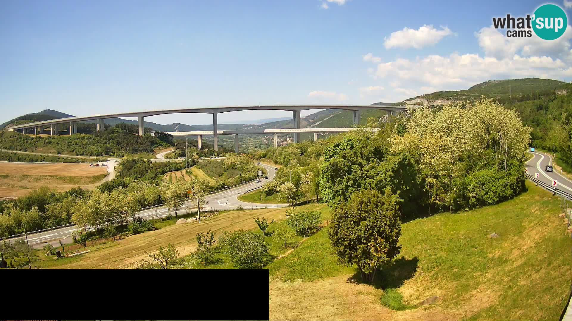 Webcam Črni Kal Viadukt – Viki Burger