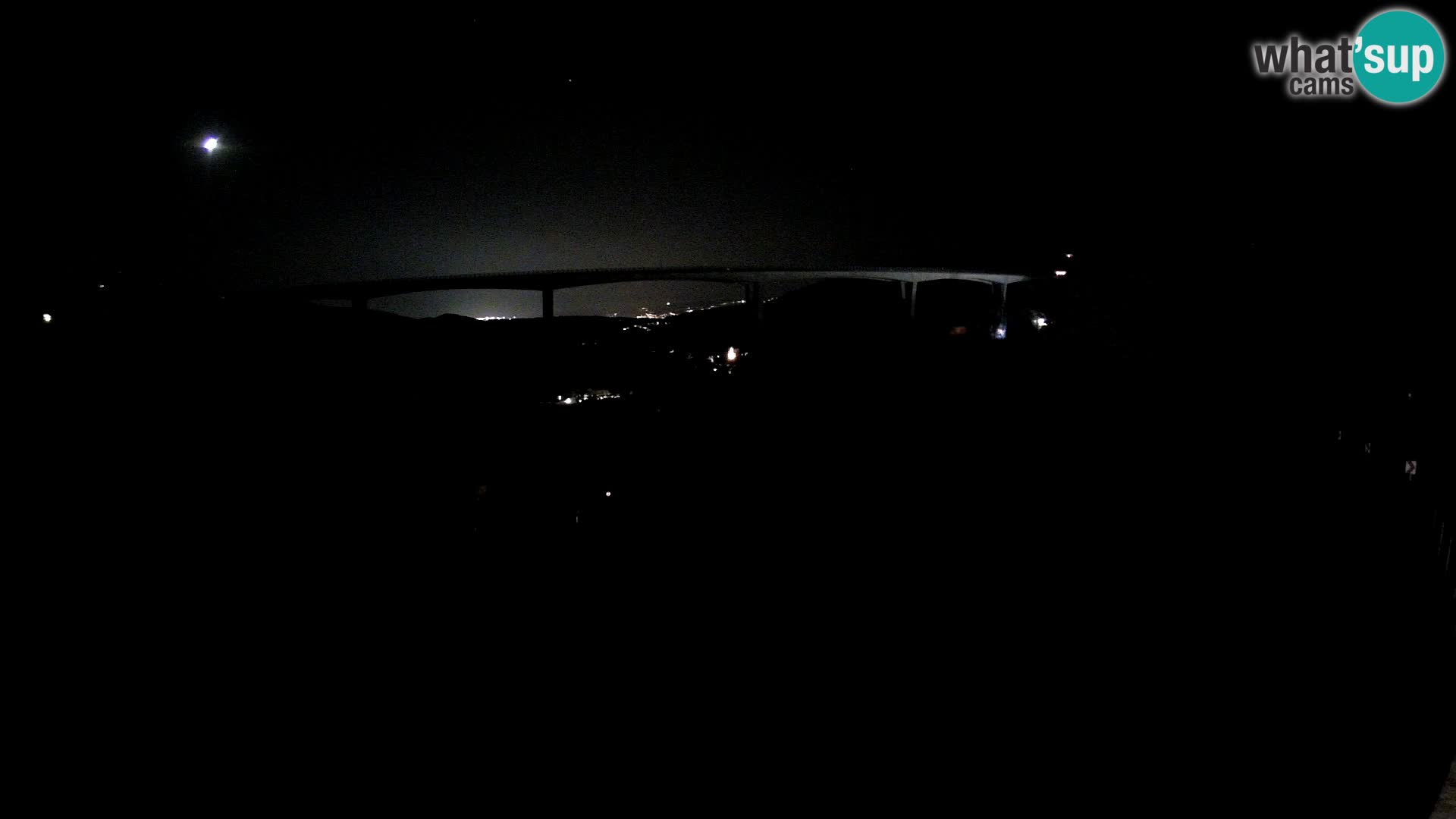 Webcam Črni Kal Viaduct – view from Viki Burger