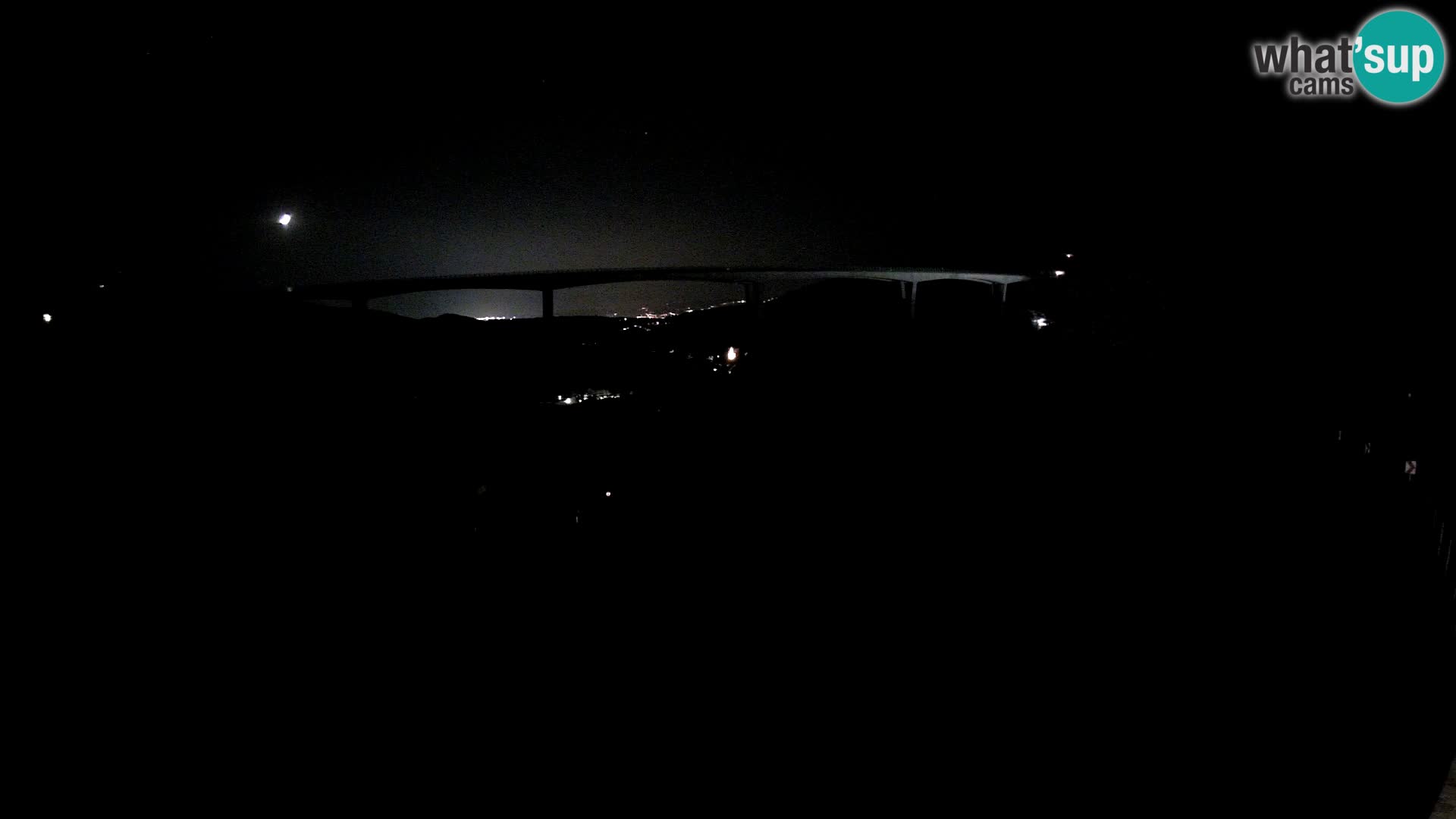 Livecam  Črni Kal Viadotto – panorama dal Viki Burger