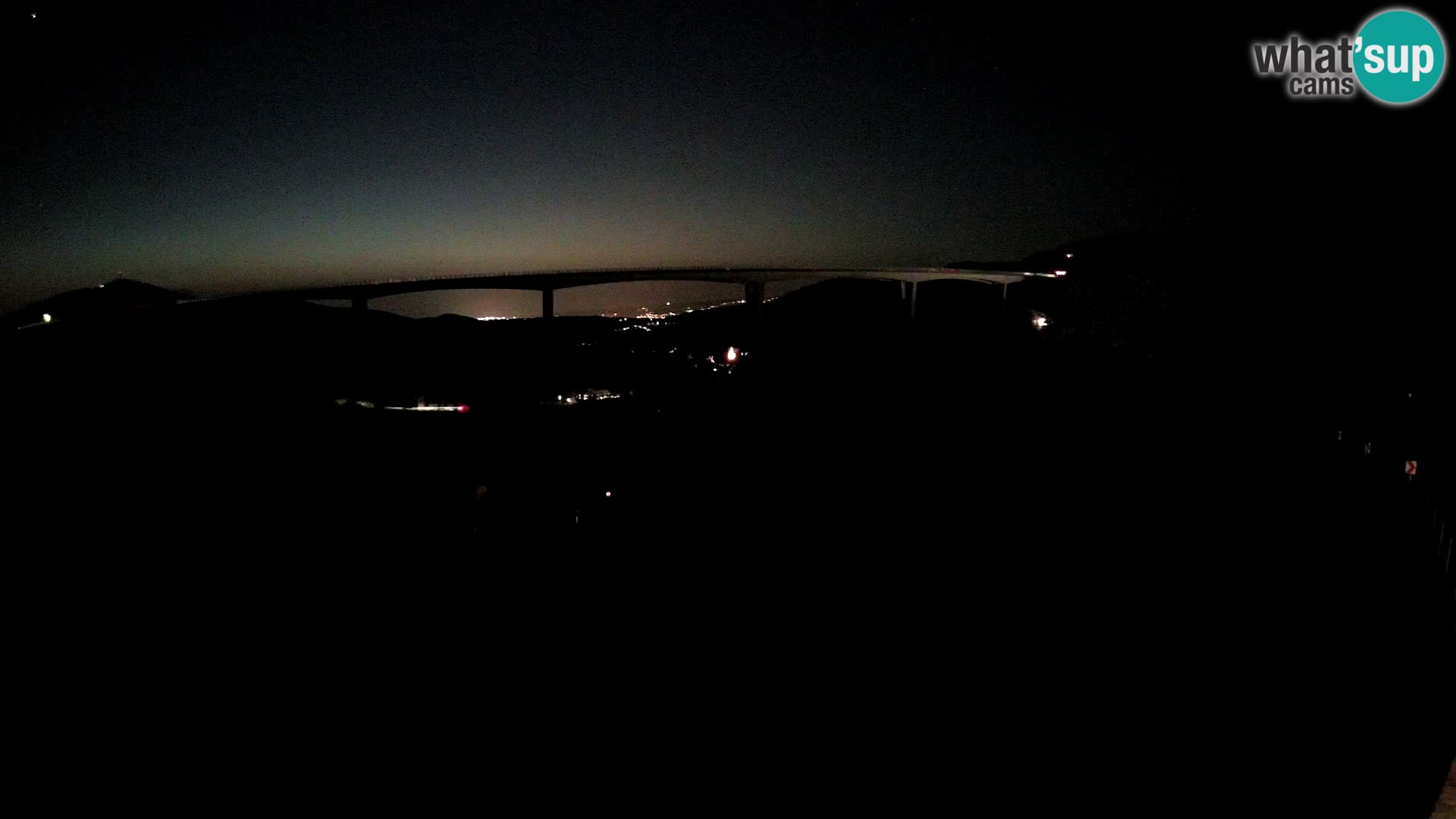 Livecam  Črni Kal Viadotto – panorama dal Viki Burger