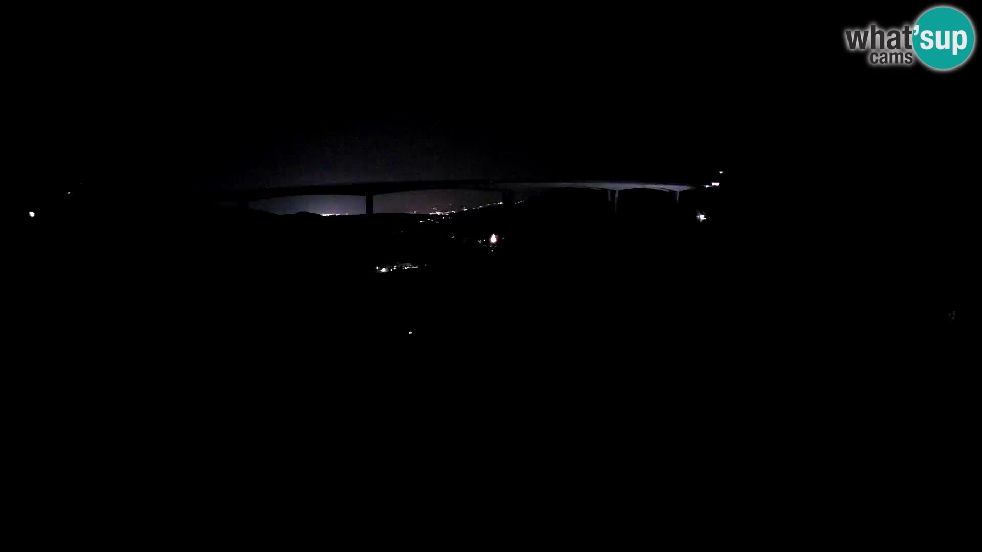 Webcam Črni Kal Viaduct – view from Viki Burger