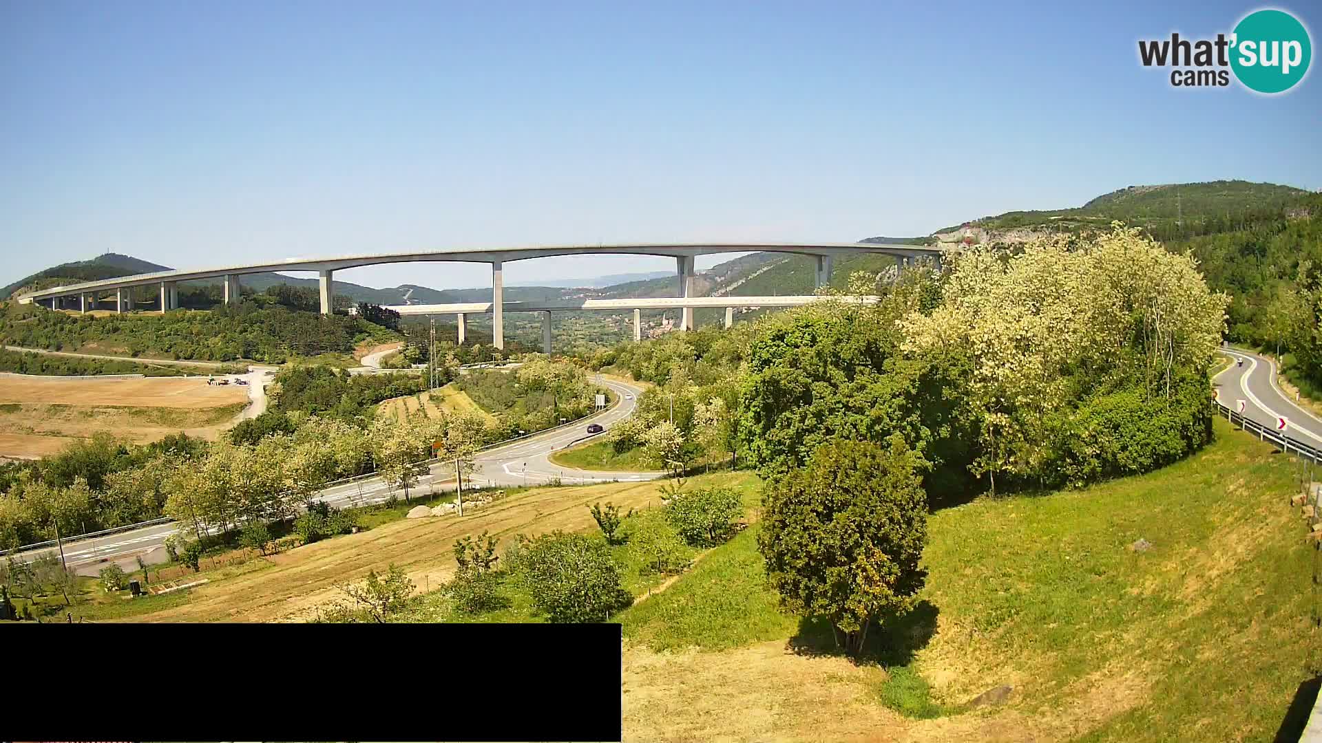 Webcam Črni Kal Viadukt – Viki Burger