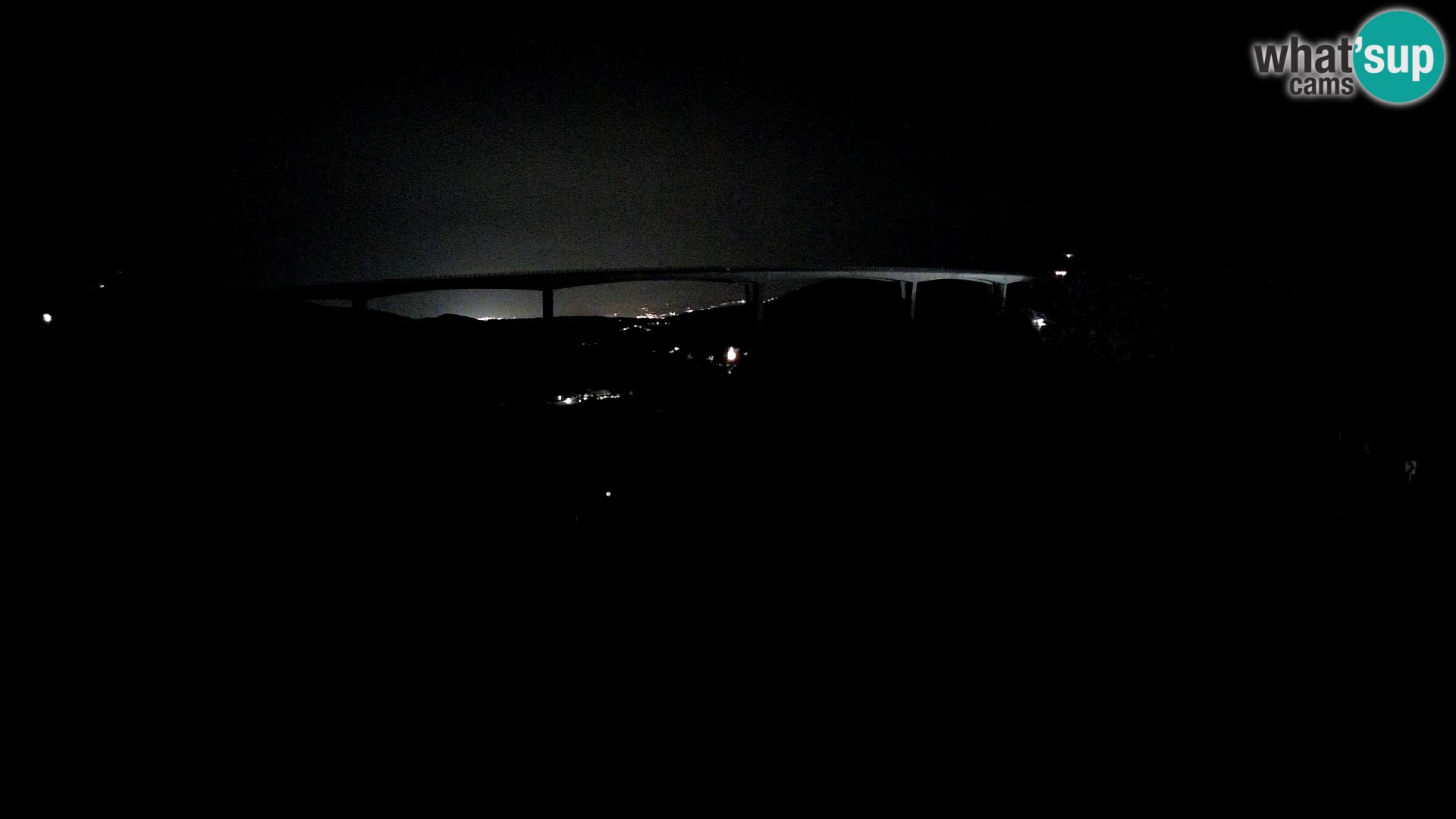 Webcam Črni Kal Viaduct – view from Viki Burger