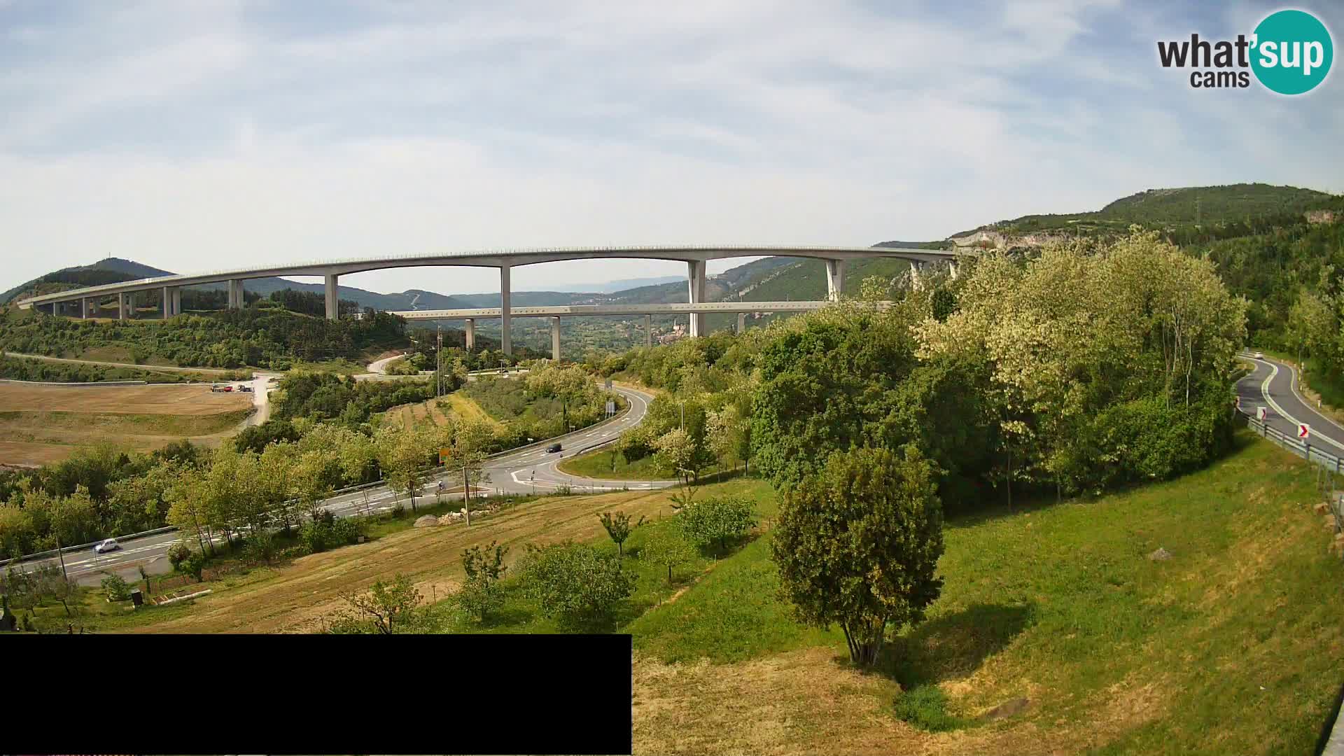 Webcam Črni Kal Viadukt – Viki Burger