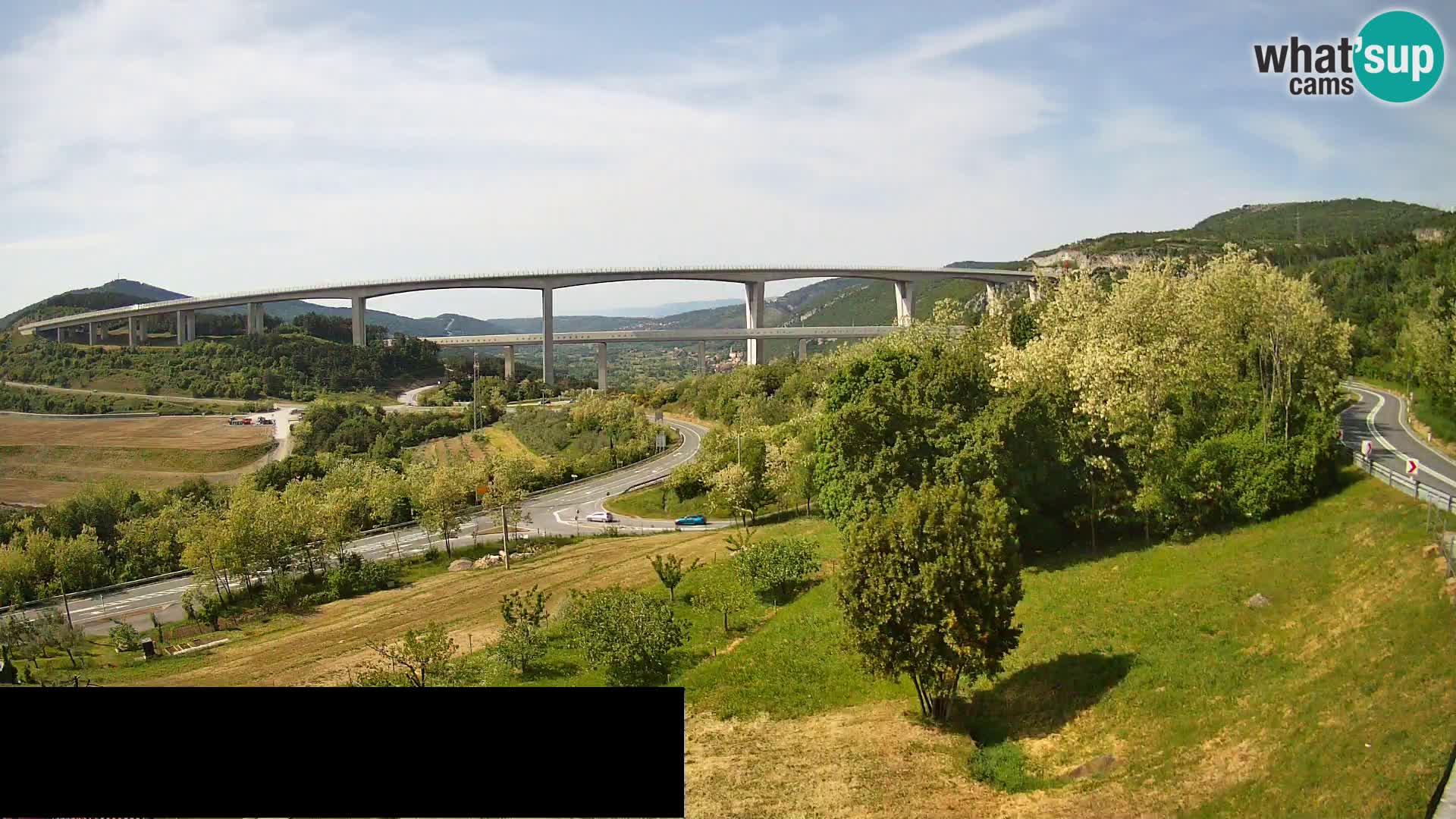 Webcam Črni Kal Viadukt – Viki Burger
