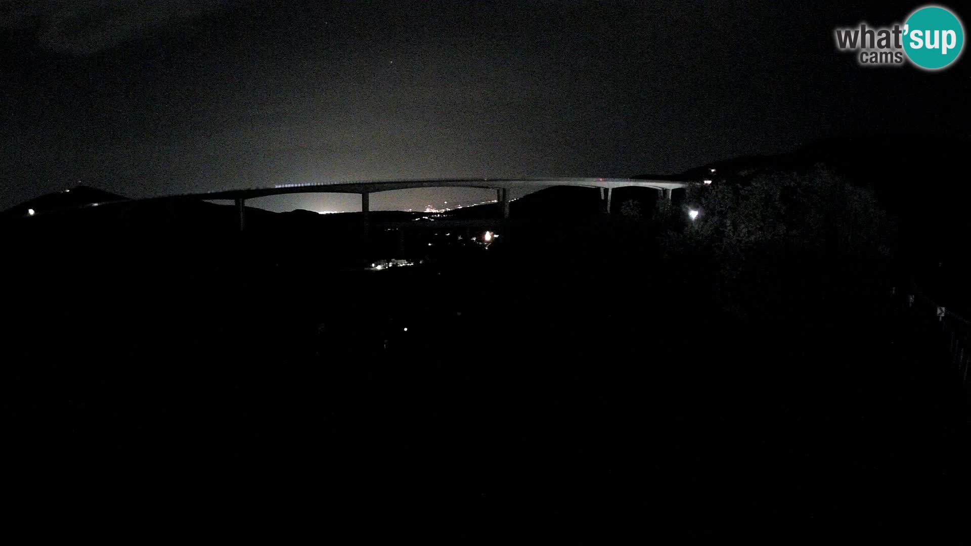Webcam Črni Kal Viaduct – view from Viki Burger