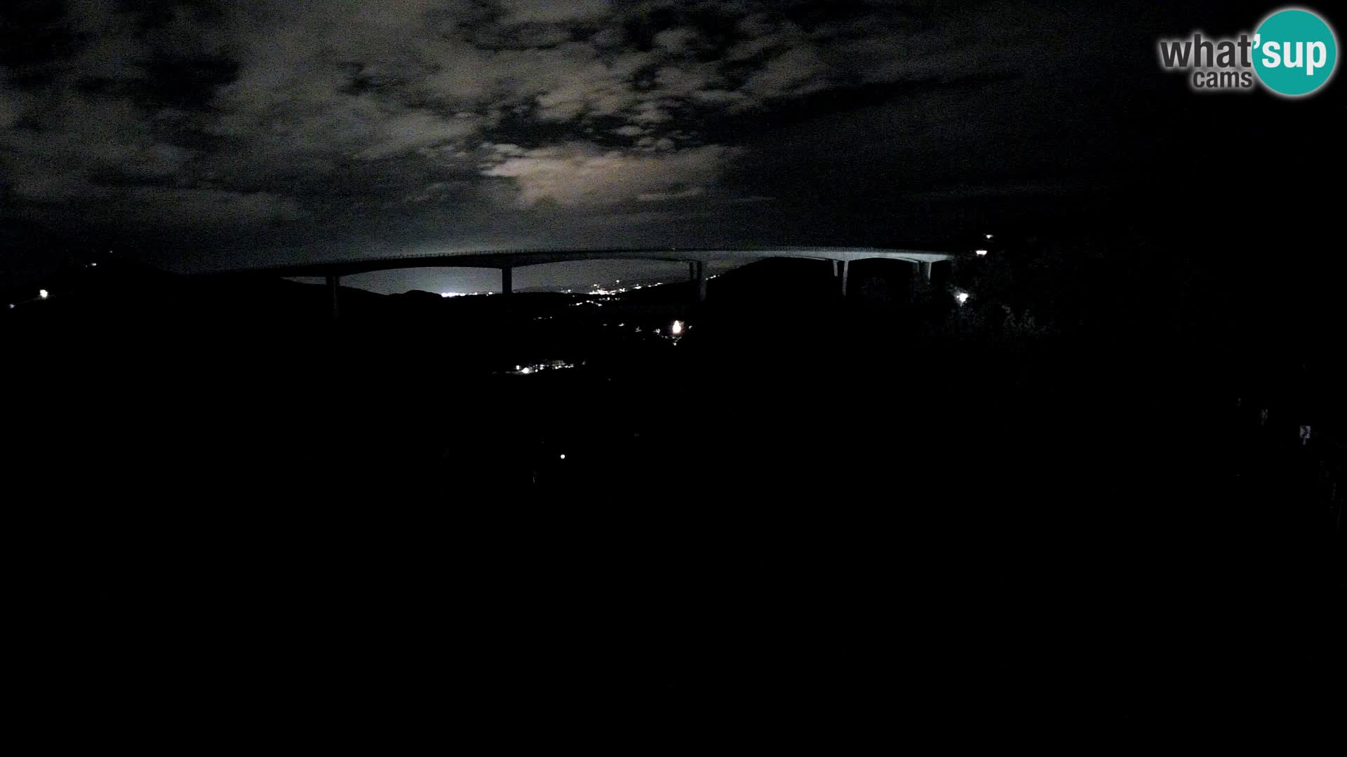 Webcam Črni Kal Viaduct – view from Viki Burger