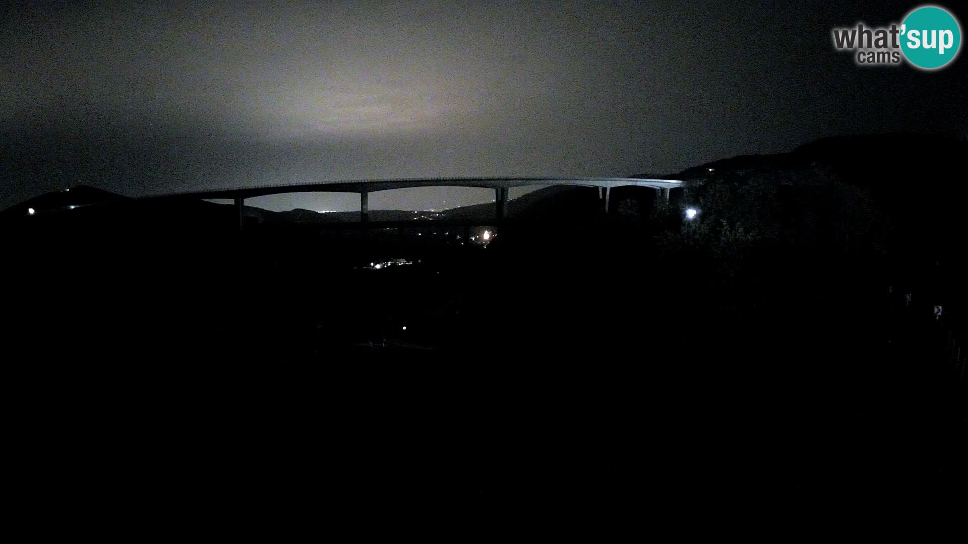Livecam  Črni Kal Viadotto – panorama dal Viki Burger