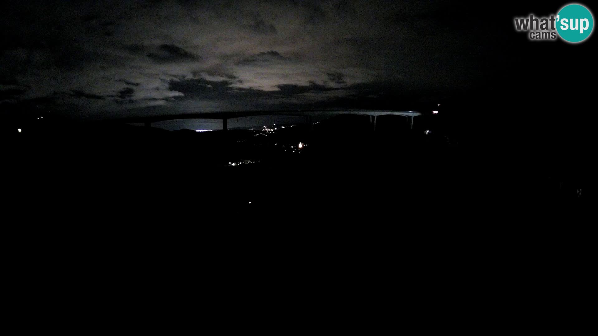 Livecam  Črni Kal Viadotto – panorama dal Viki Burger