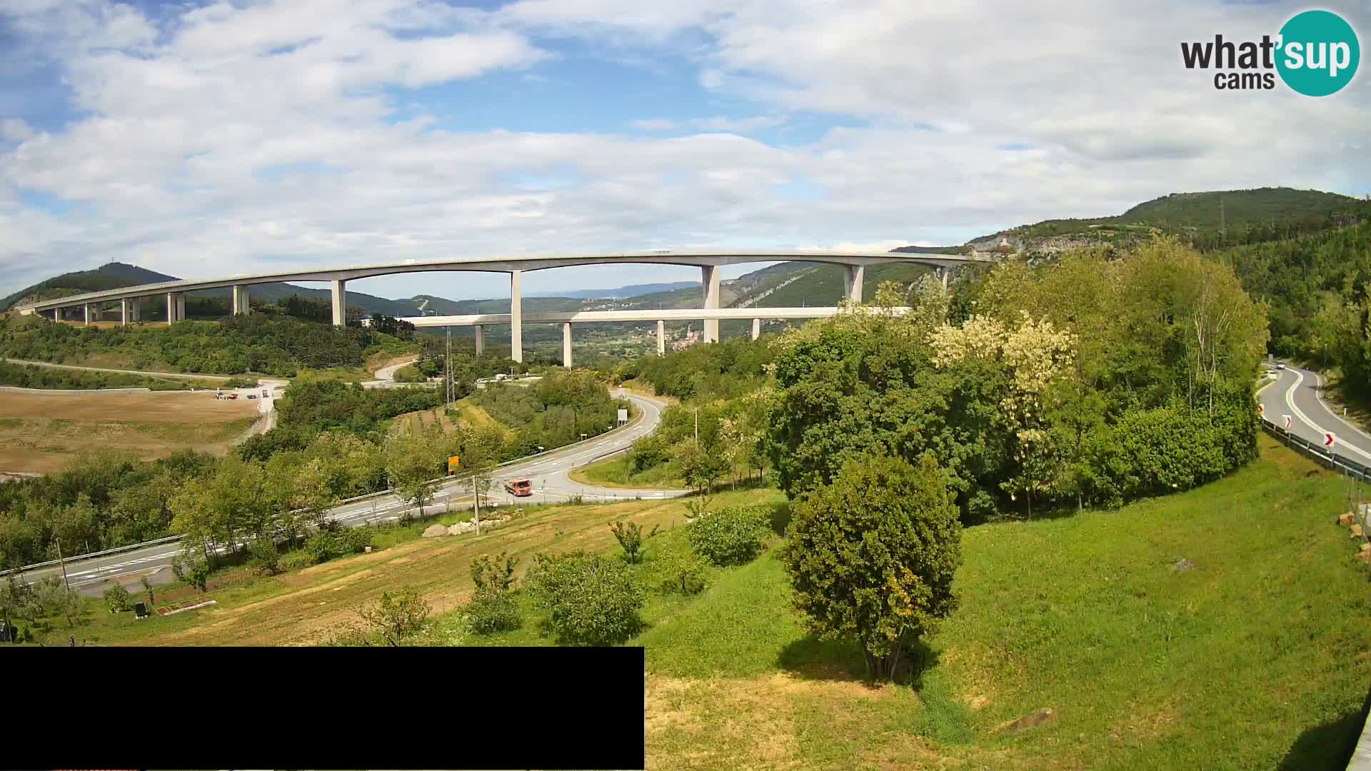 Live cam Črni Kal Viaduc – Viki Burger