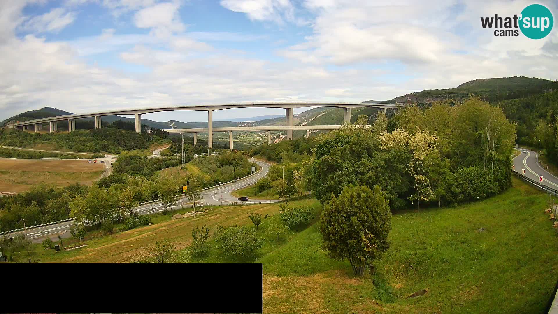 Camera en vivo Črni Kal Viaducto – Viki Burger