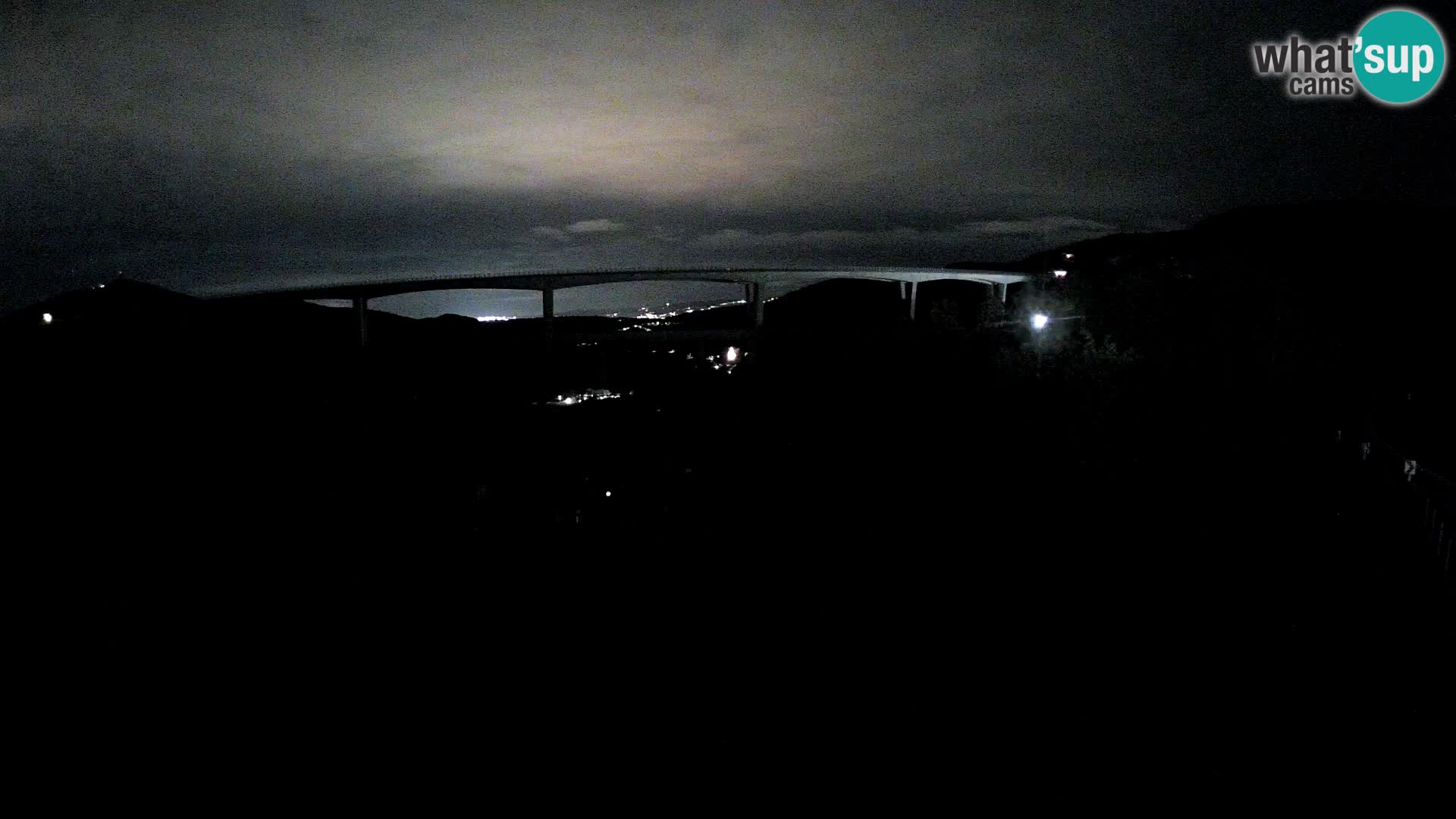 Livecam  Črni Kal Viadotto – panorama dal Viki Burger