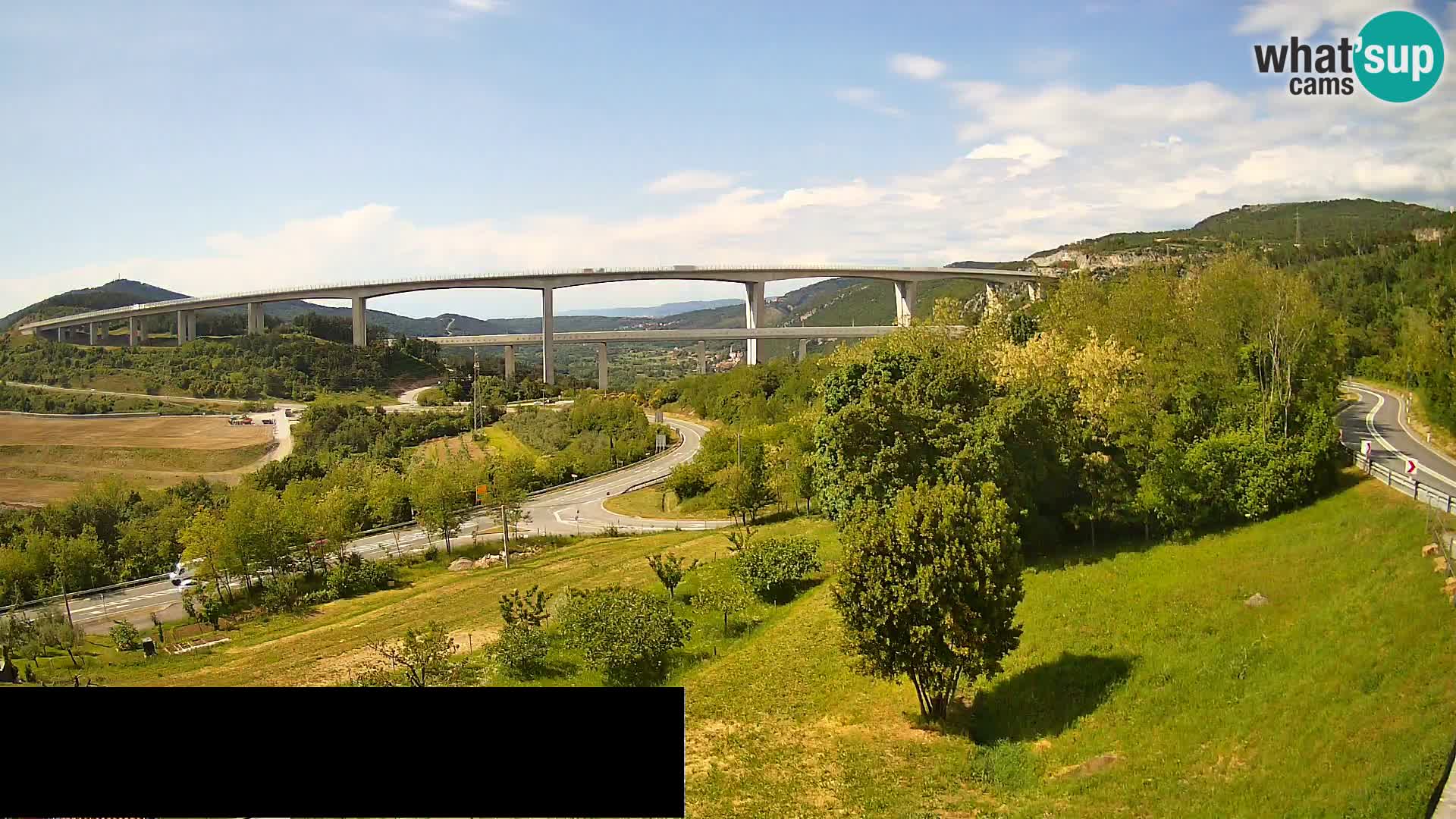 Live cam Črni Kal Viaduc – Viki Burger