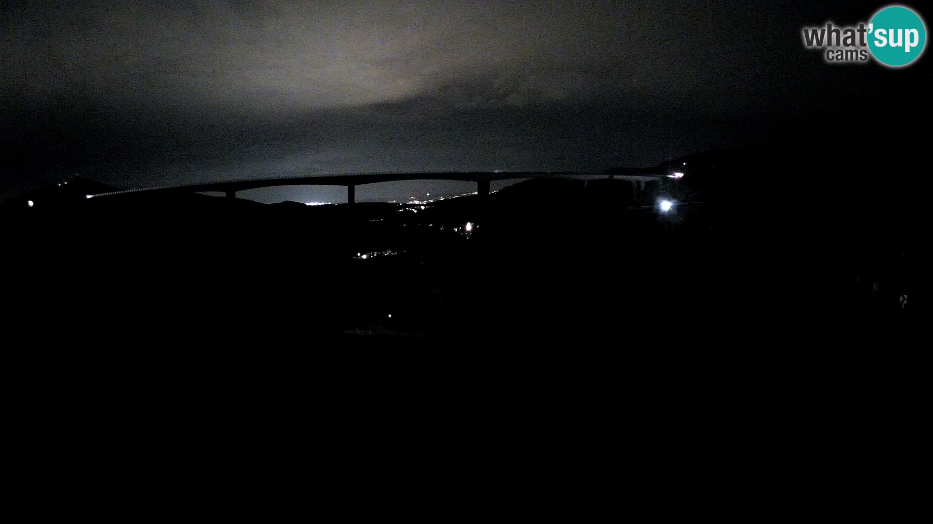 Livecam  Črni Kal Viadotto – panorama dal Viki Burger