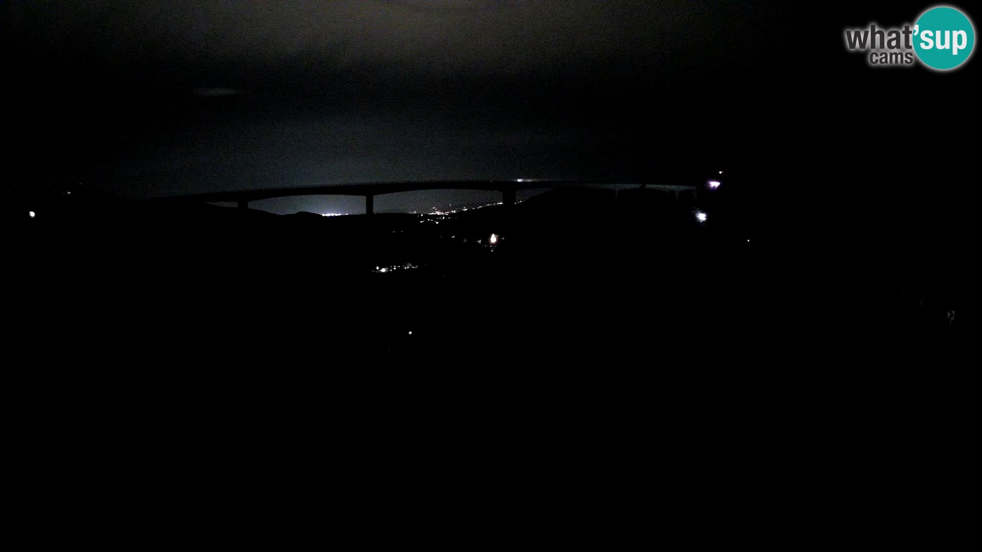 Livecam  Črni Kal Viadotto – panorama dal Viki Burger