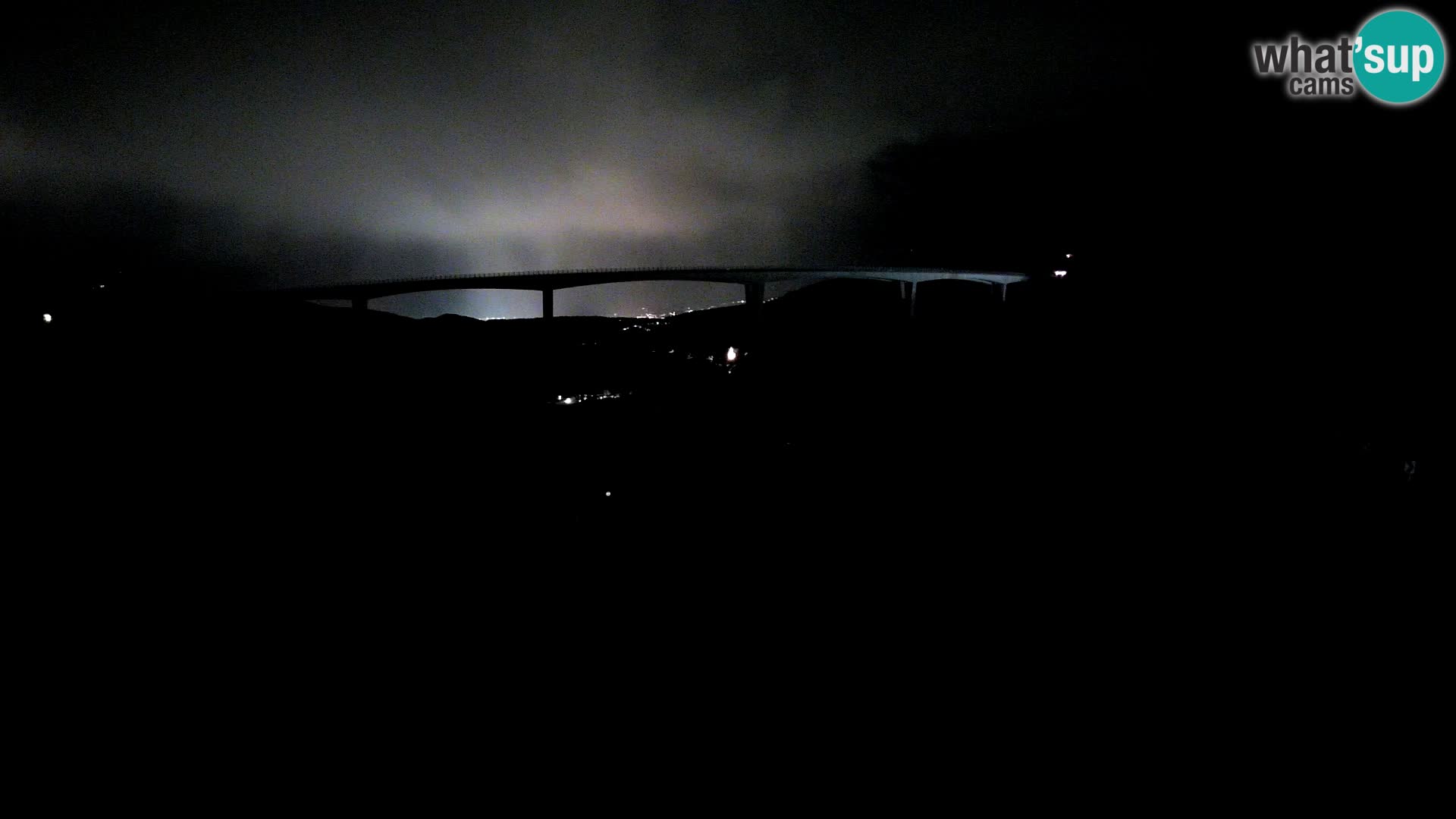 Livecam  Črni Kal Viadotto – panorama dal Viki Burger