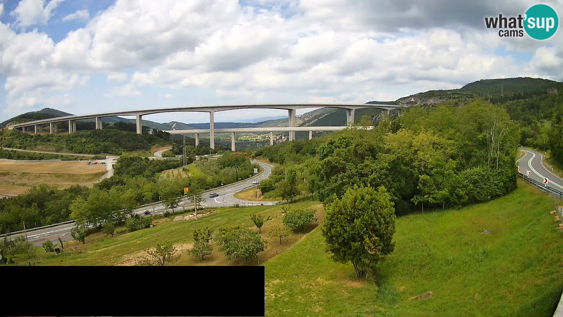 Webcam Črni Kal Viadukt – Viki Burger