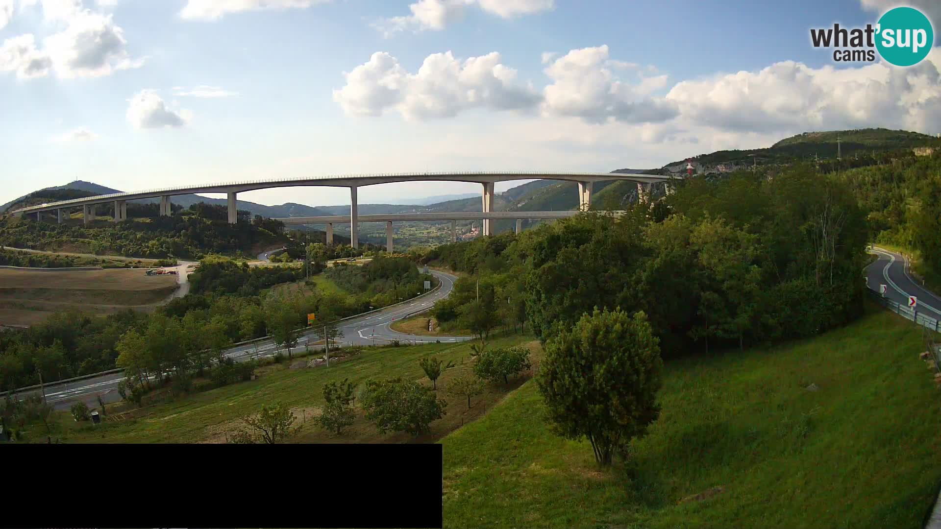 Live cam Črni Kal Viaduc – Viki Burger