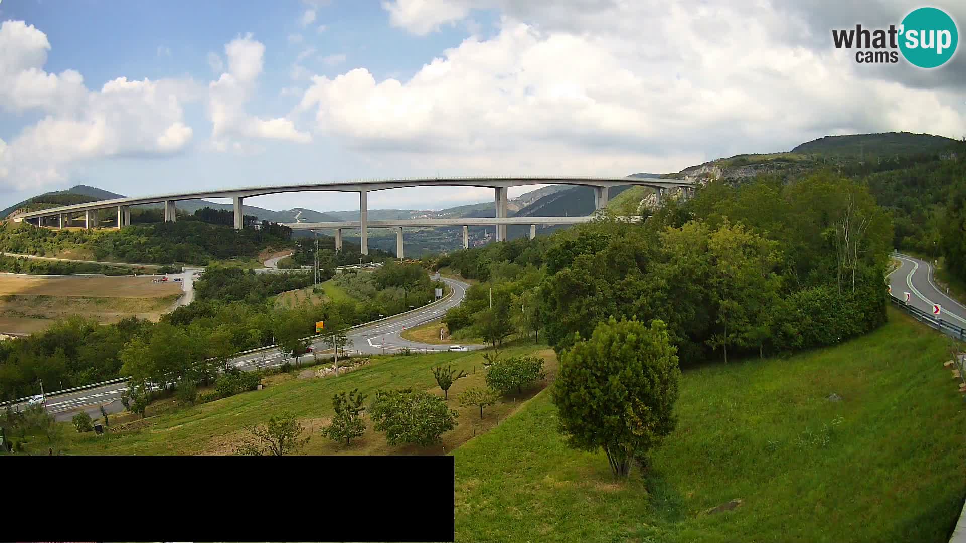 Webcam Črni Kal Viadukt – Viki Burger