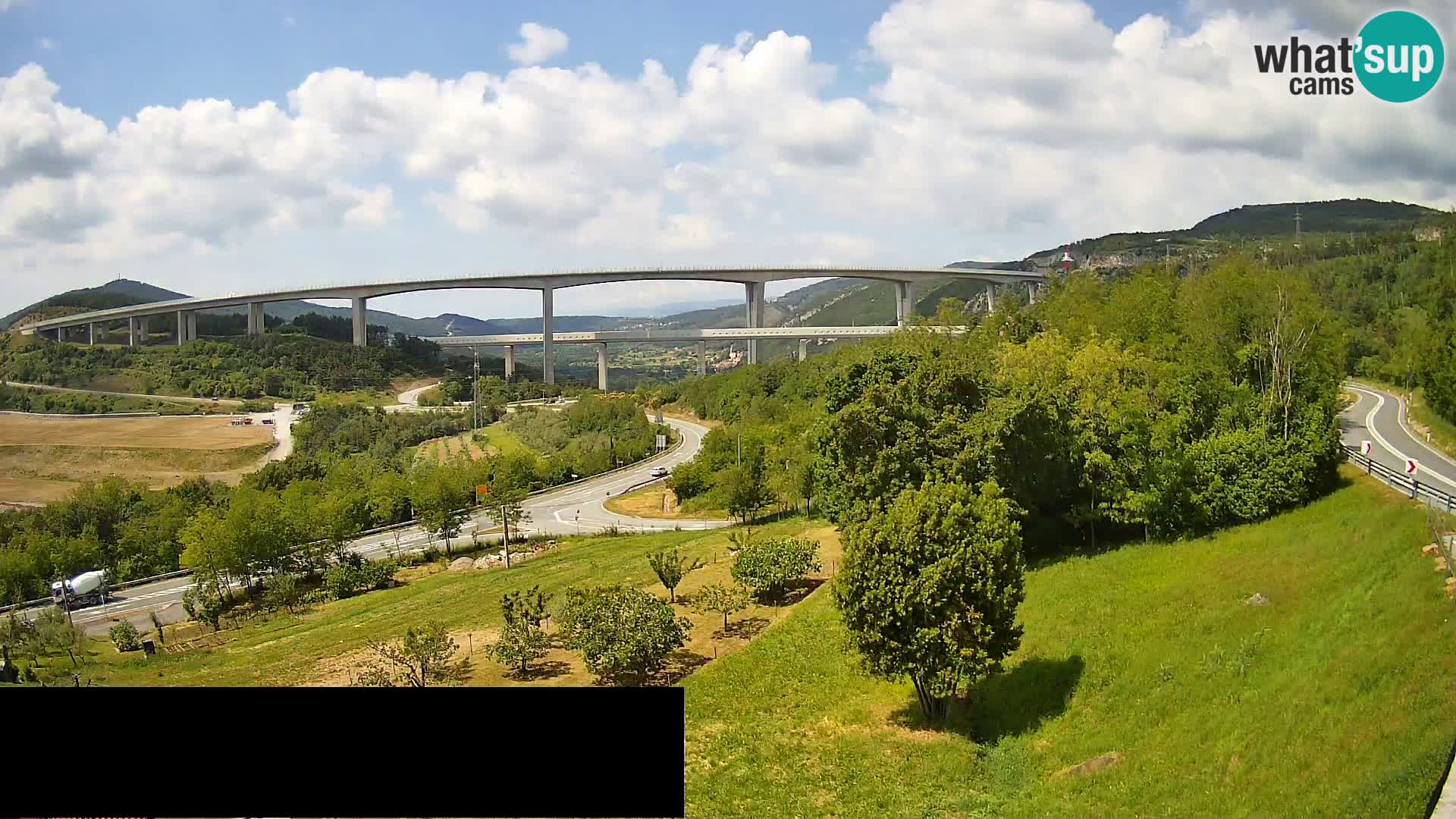 Live cam Črni Kal Viaduc – Viki Burger