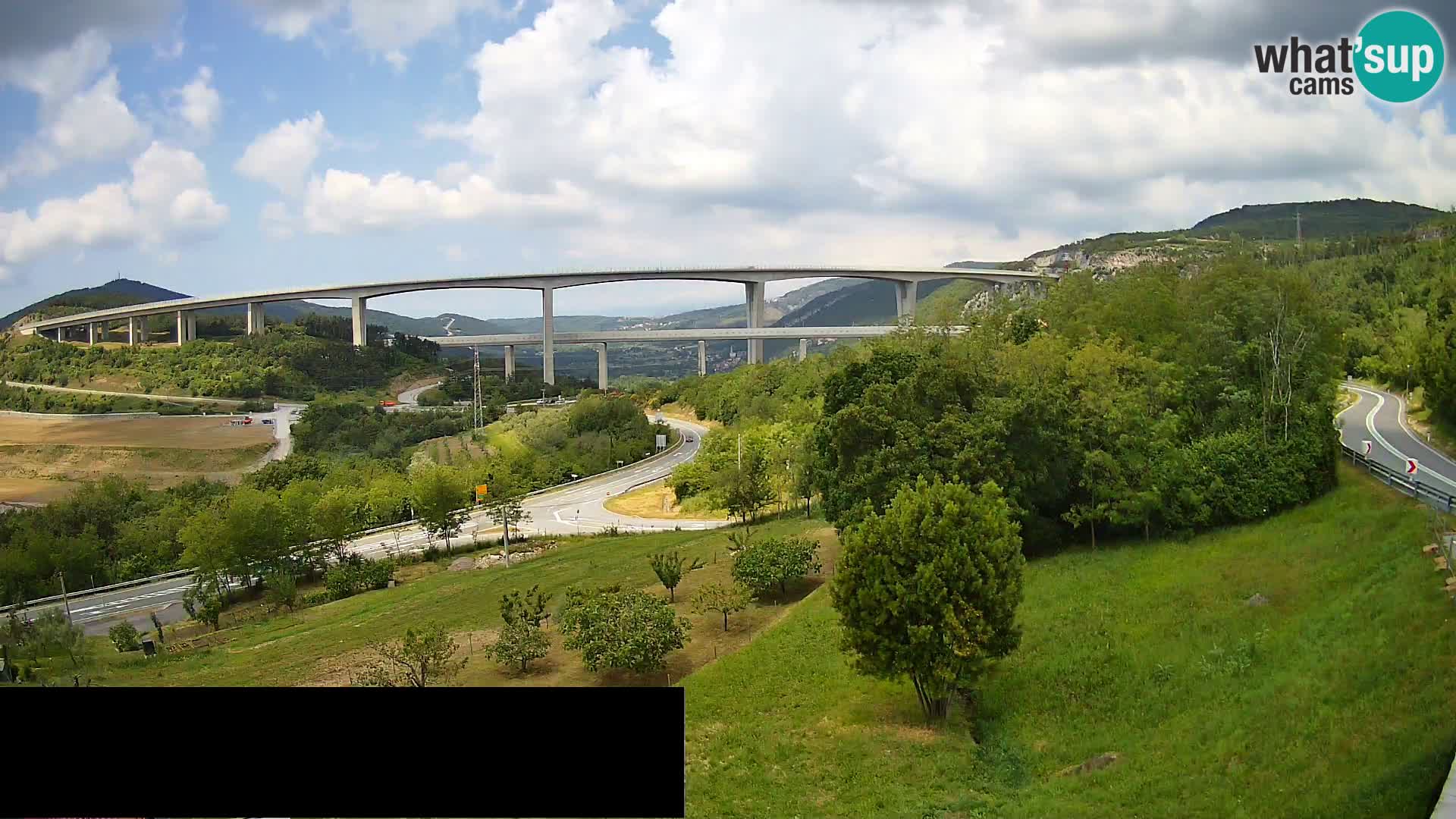 Webcam Črni Kal Viadukt – Viki Burger