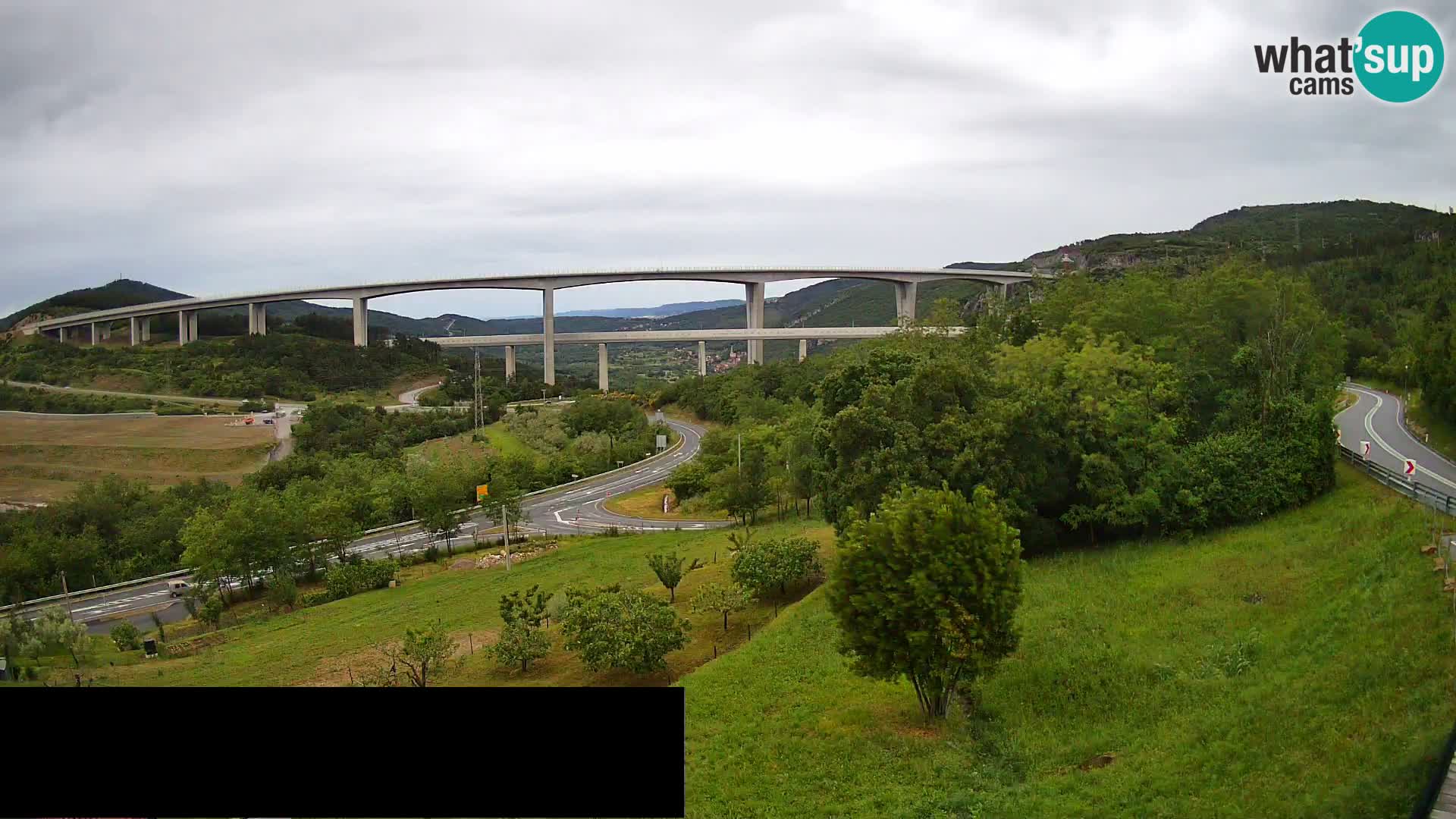 Camera en vivo Črni Kal Viaducto – Viki Burger