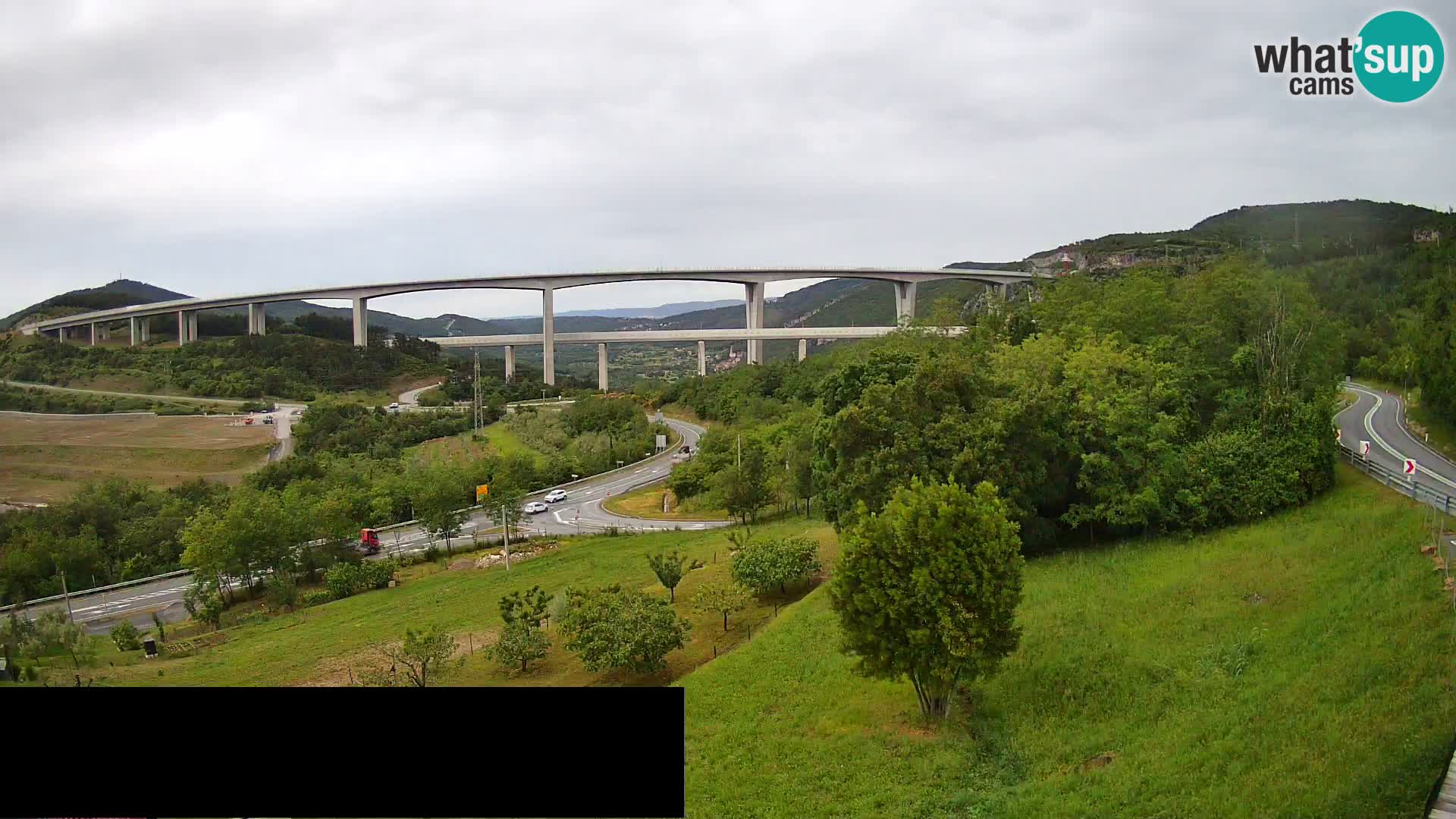 Camera en vivo Črni Kal Viaducto – Viki Burger