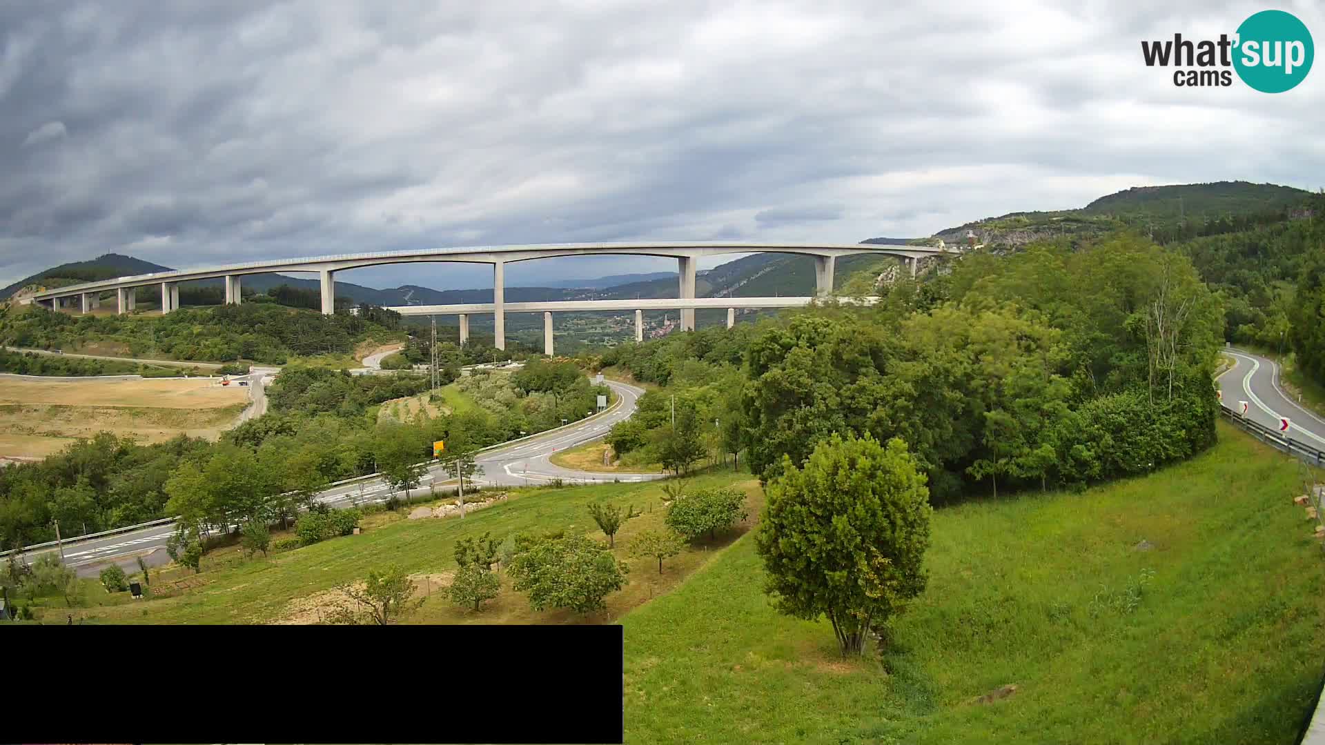 Camera en vivo Črni Kal Viaducto – Viki Burger