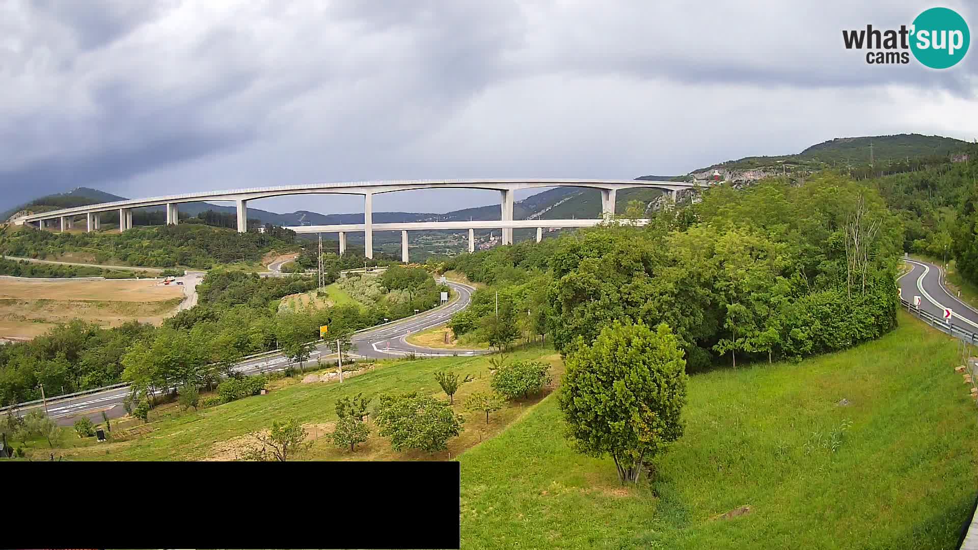 Camera en vivo Črni Kal Viaducto – Viki Burger