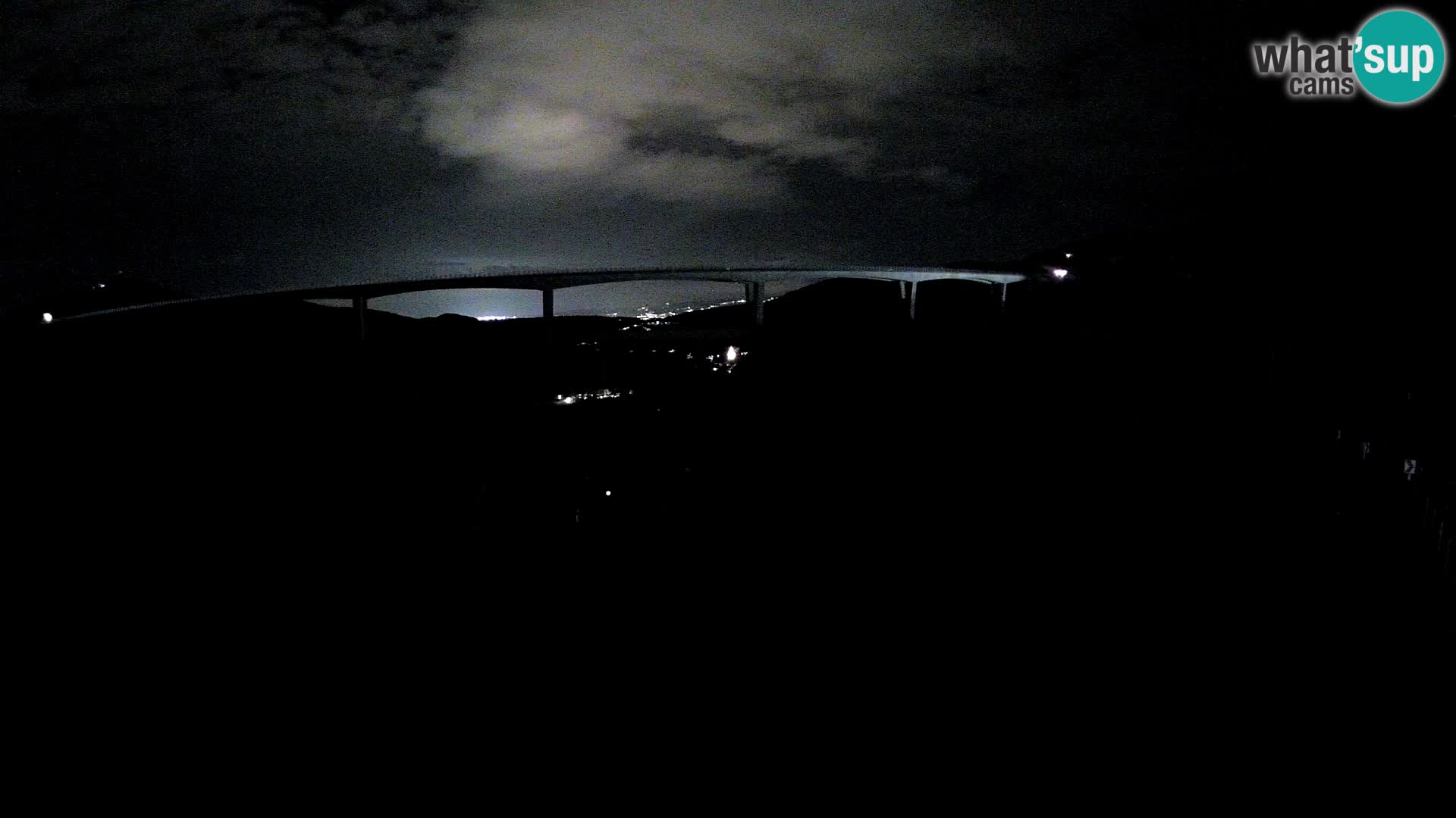 Webcam Črni Kal Viaduct – view from Viki Burger