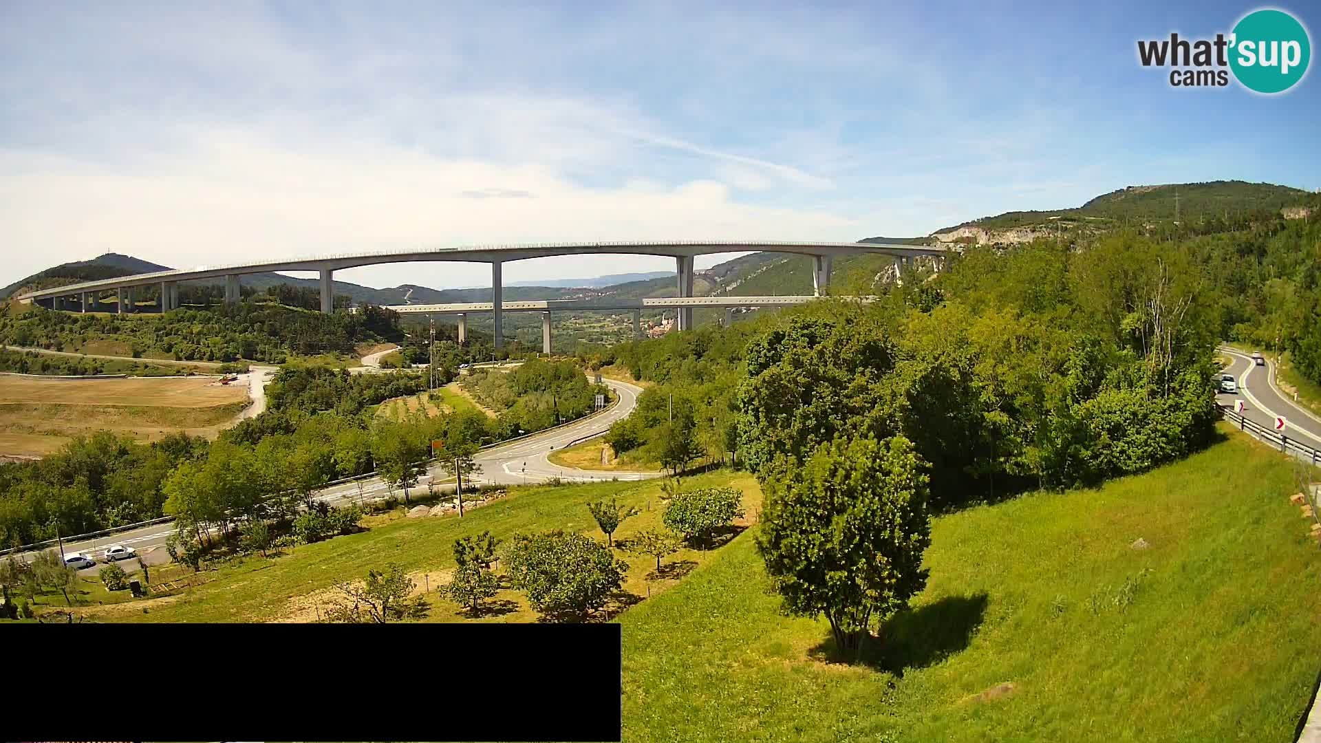 Camera en vivo Črni Kal Viaducto – Viki Burger