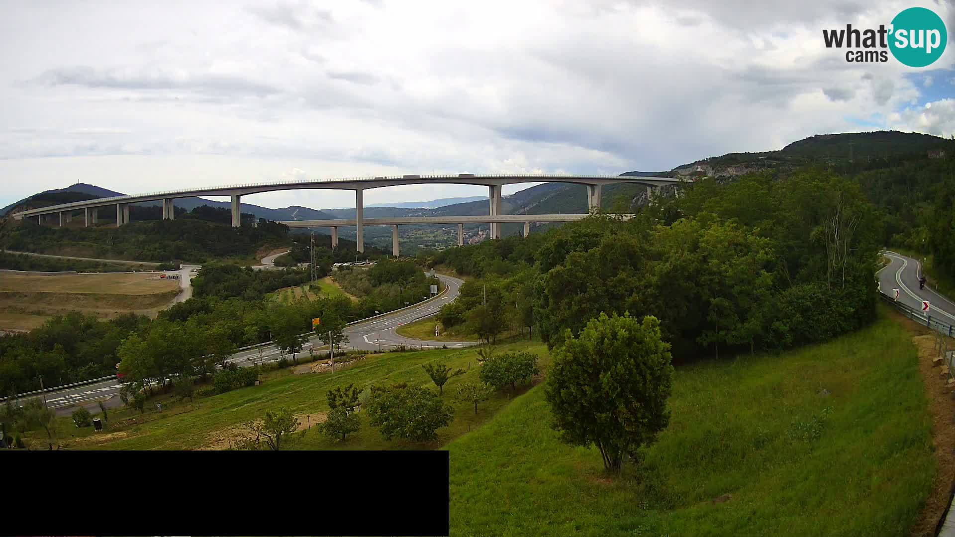 Live cam Črni Kal Viaduc – Viki Burger