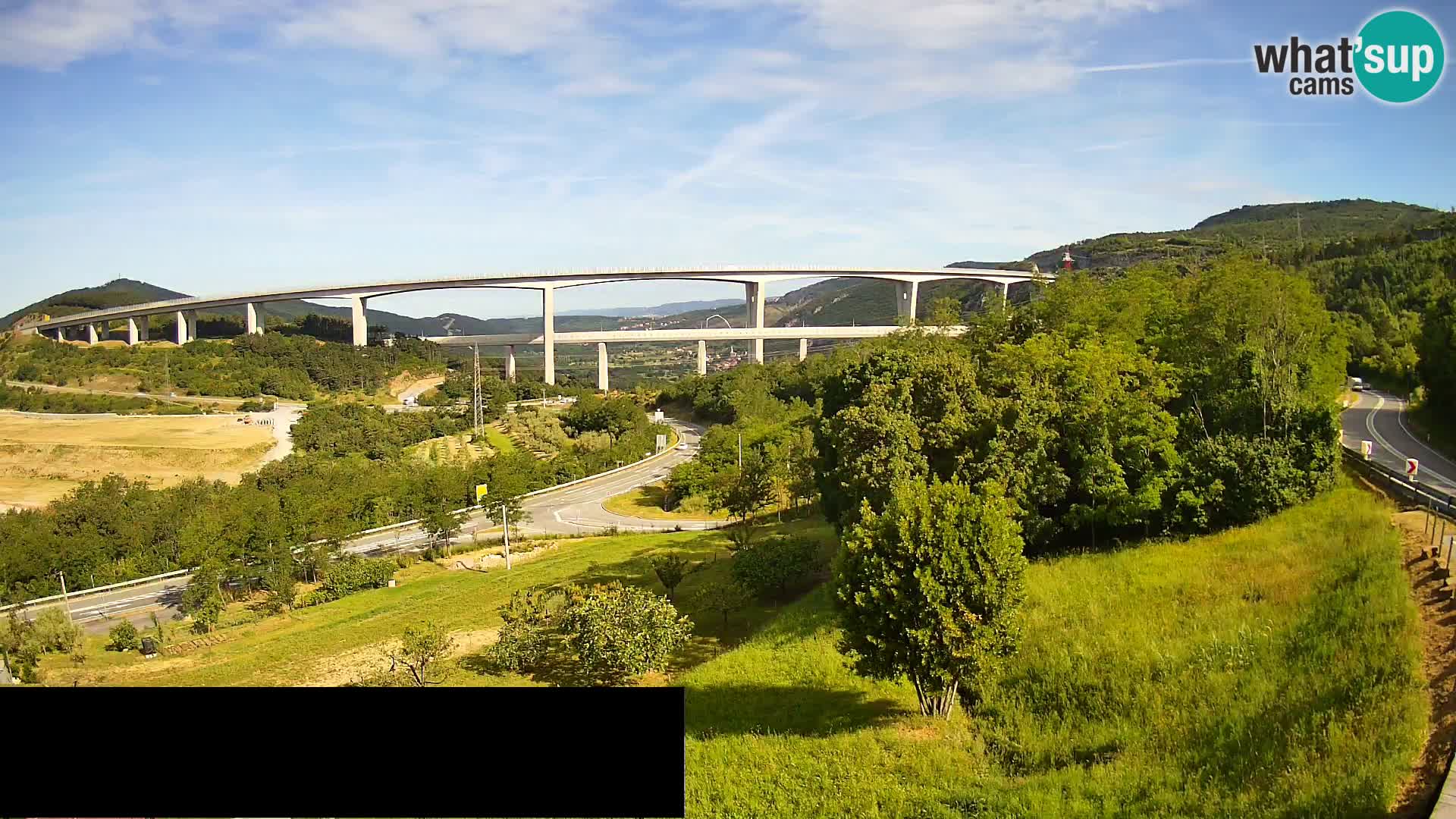 Live cam Črni Kal Viaduc – Viki Burger