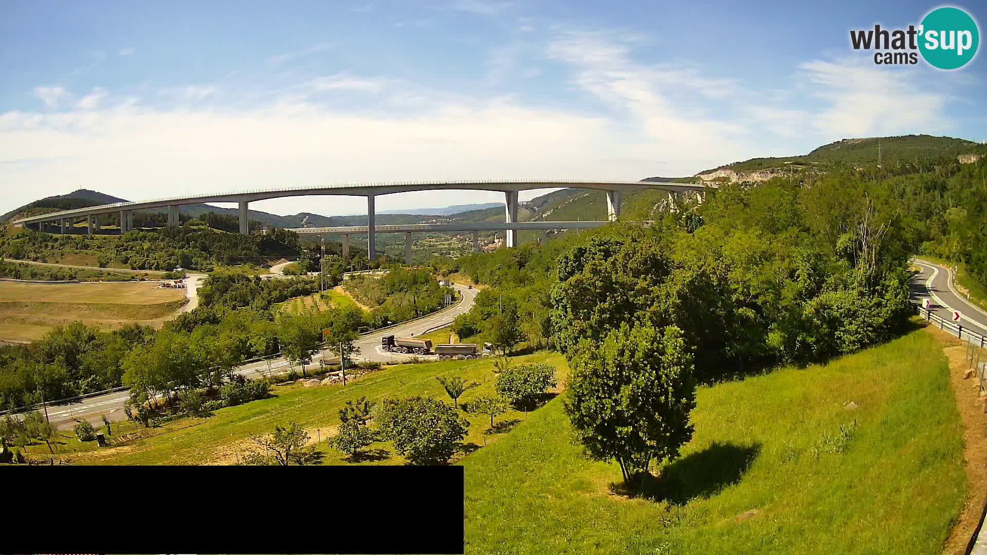 Live cam Črni Kal Viaduc – Viki Burger
