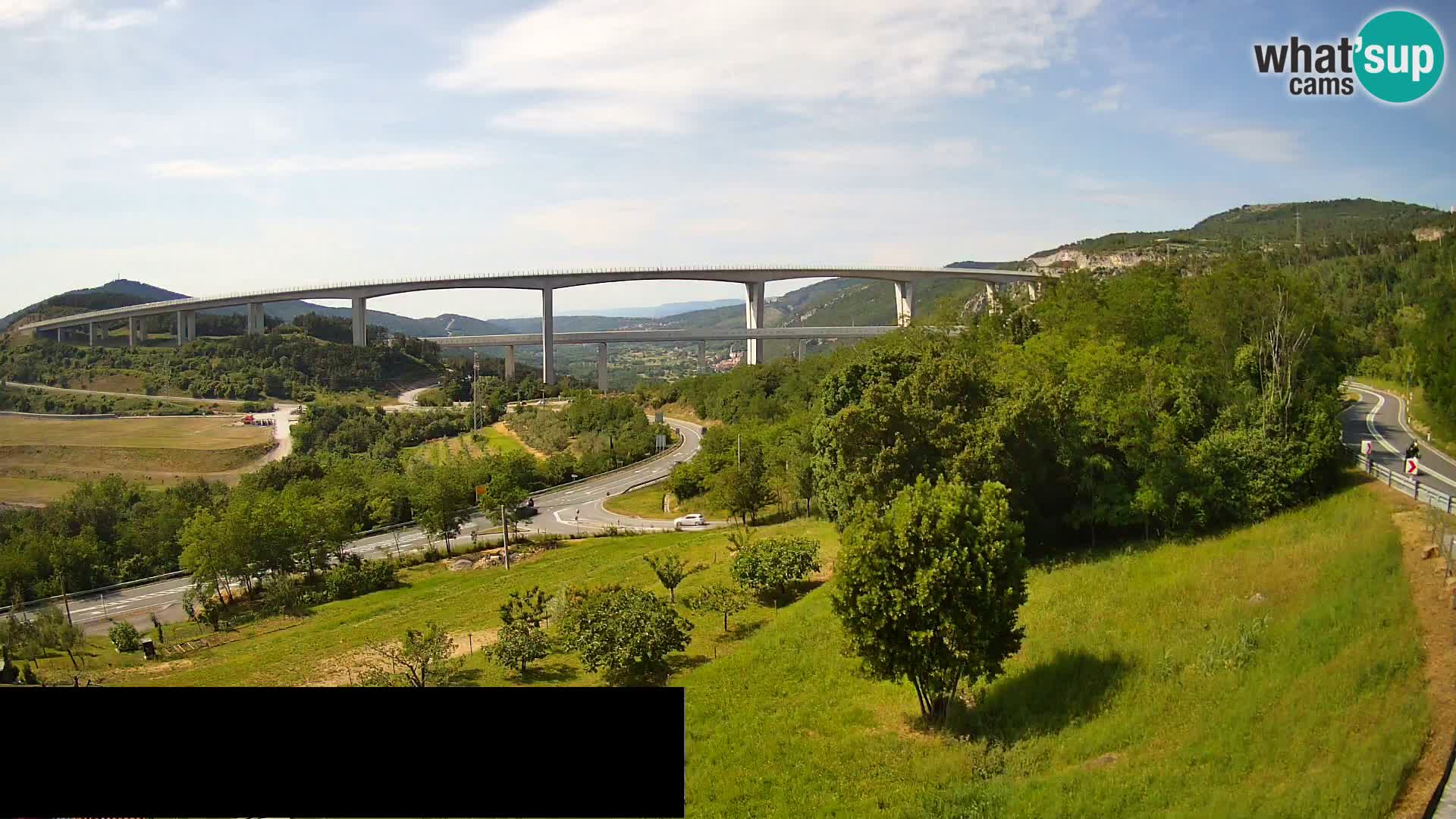 Live cam Črni Kal Viaduc – Viki Burger