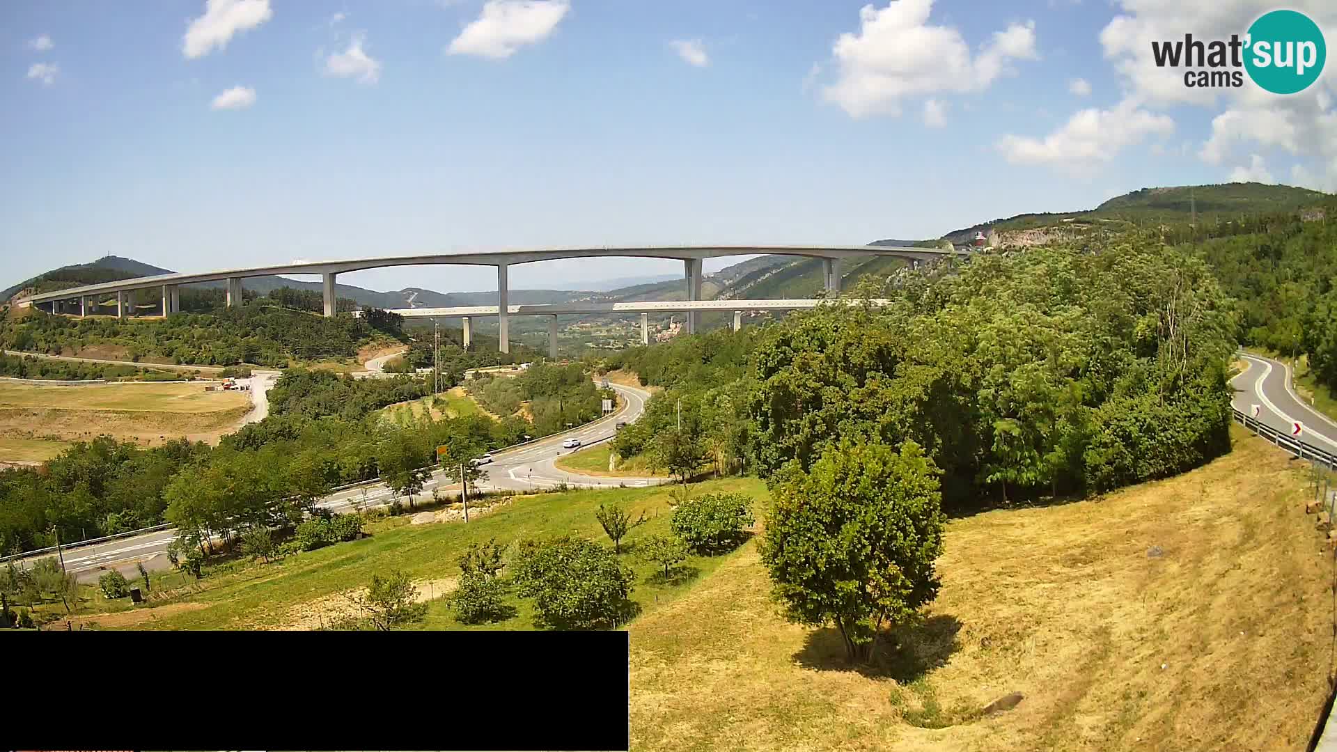 Webcam Črni Kal Viadukt – Viki Burger