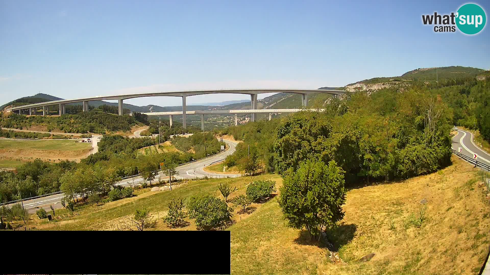 Webcam Črni Kal Viadukt – Viki Burger
