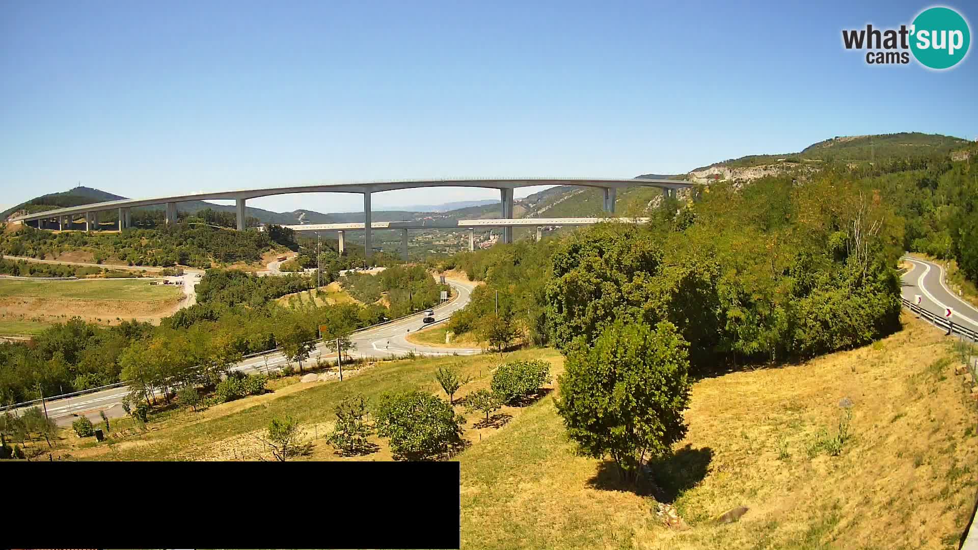 Webcam Črni Kal Viadukt – Viki Burger