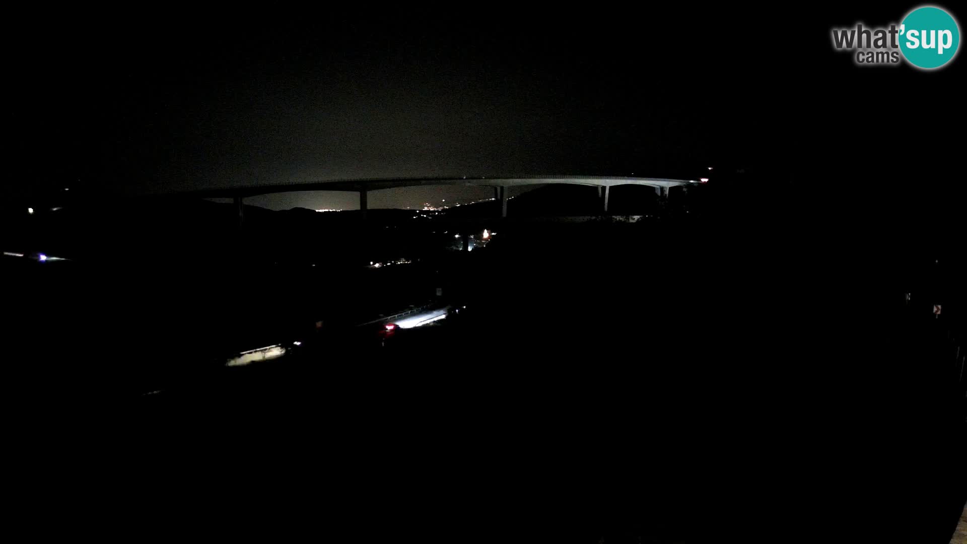 Webcam Črni Kal Viaduct – view from Viki Burger