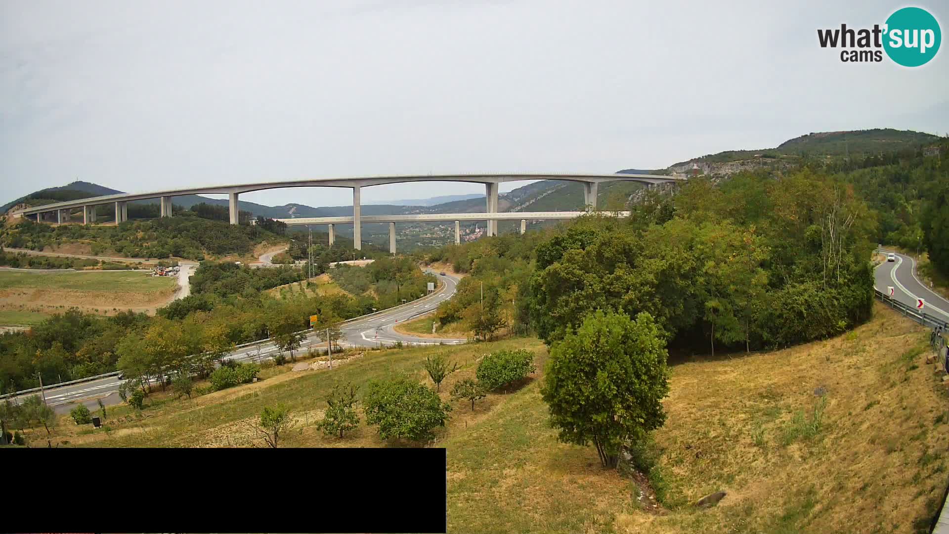 Webcam Črni Kal Viadukt – Viki Burger