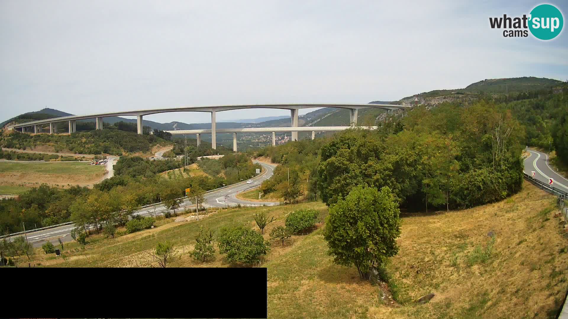 Webcam Črni Kal Viadukt – Viki Burger