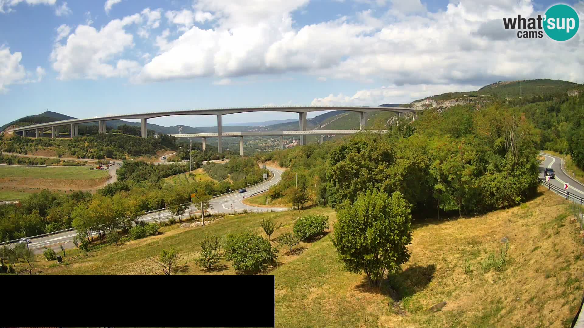 Webcam Črni Kal Viadukt – Viki Burger