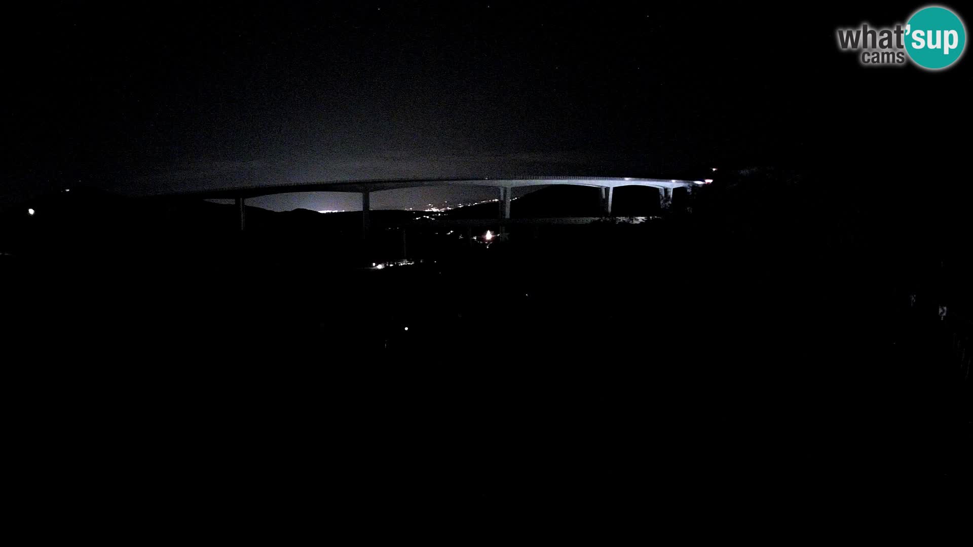 Webcam Črni Kal Viaduct – view from Viki Burger