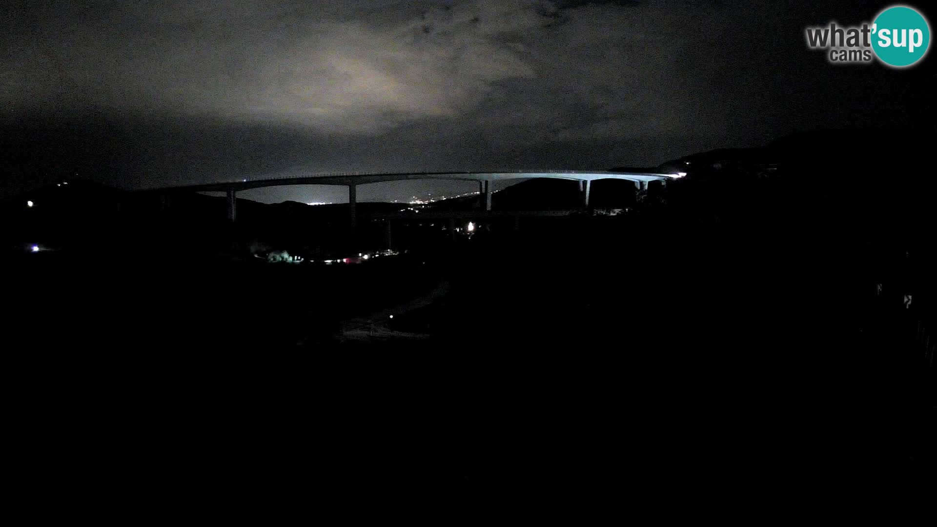 Livecam  Črni Kal Viadotto – panorama dal Viki Burger