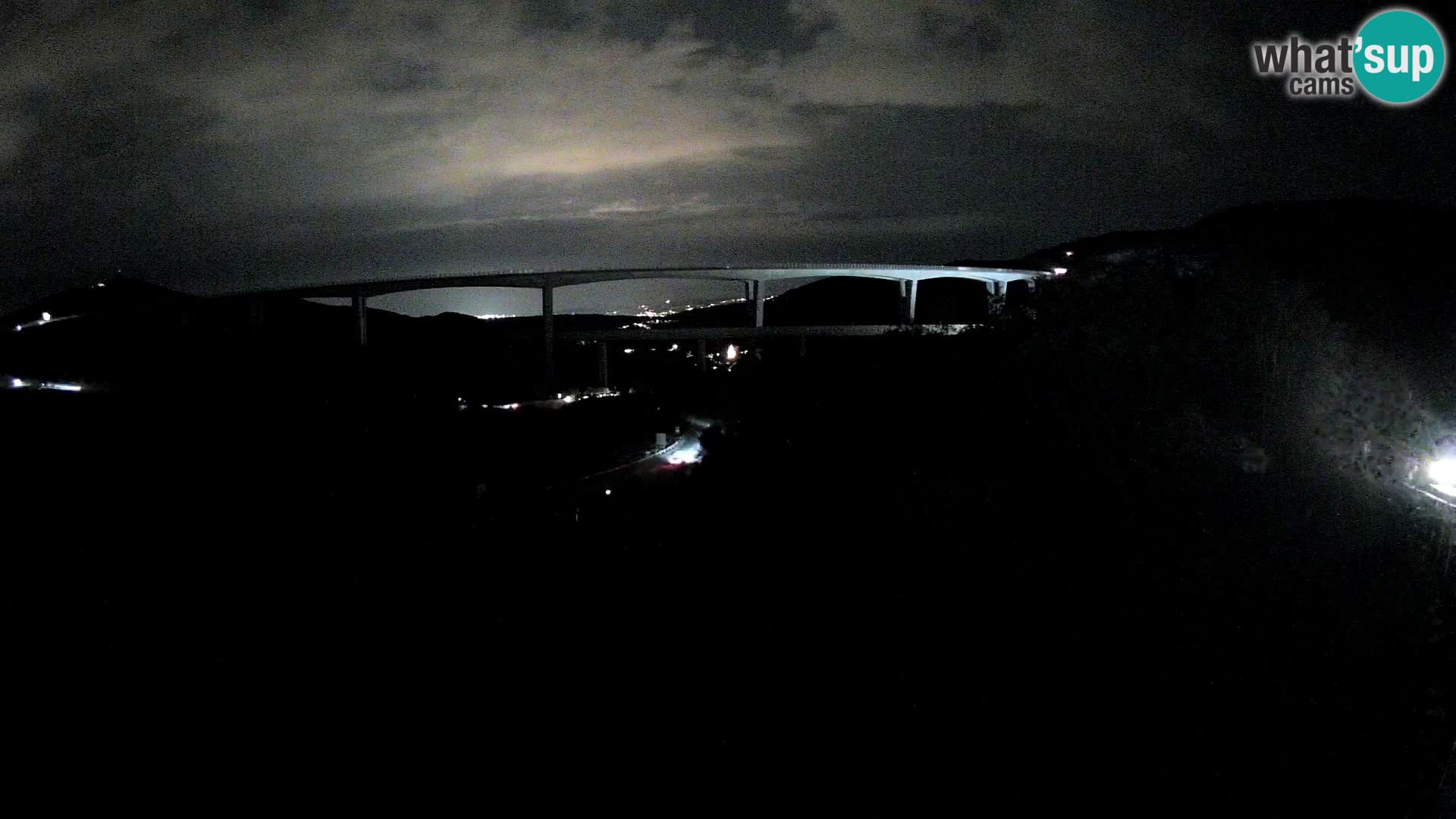 Livecam  Črni Kal Viadotto – panorama dal Viki Burger